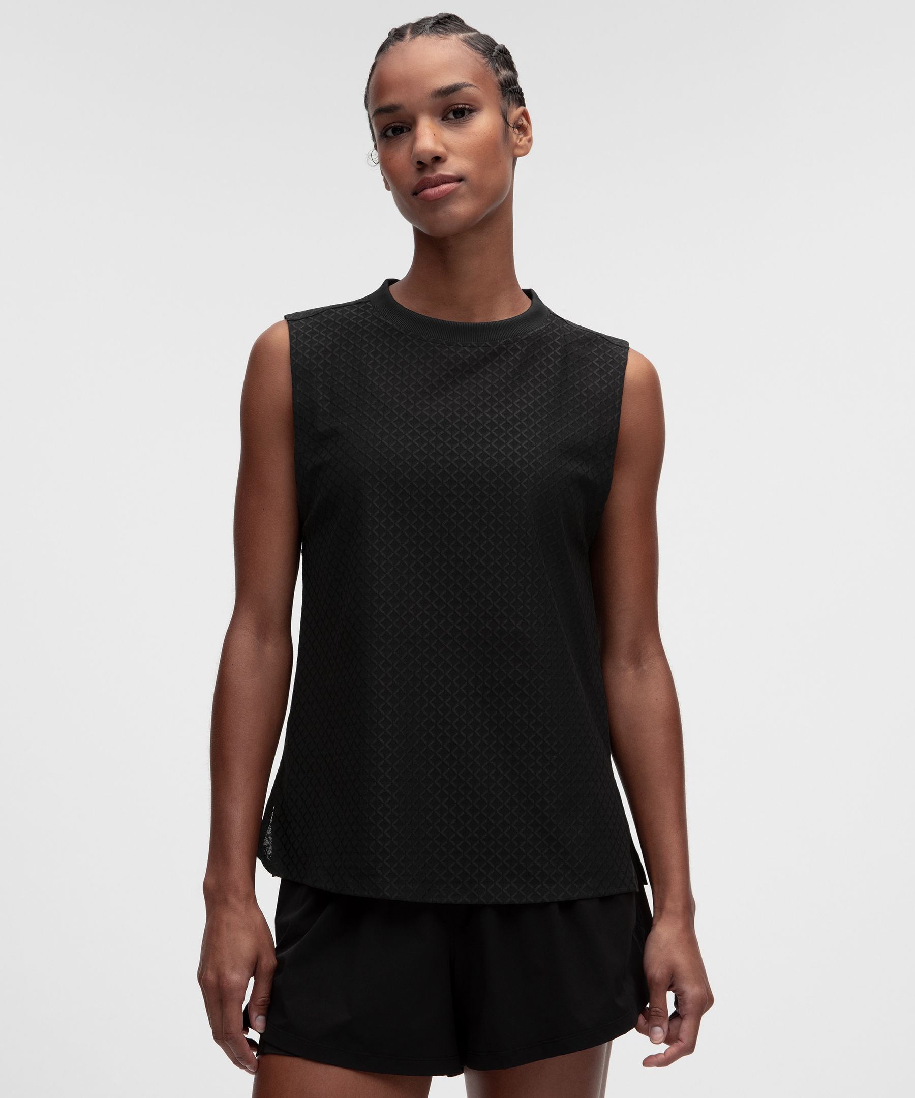 Diamond Mesh Training Tank Top