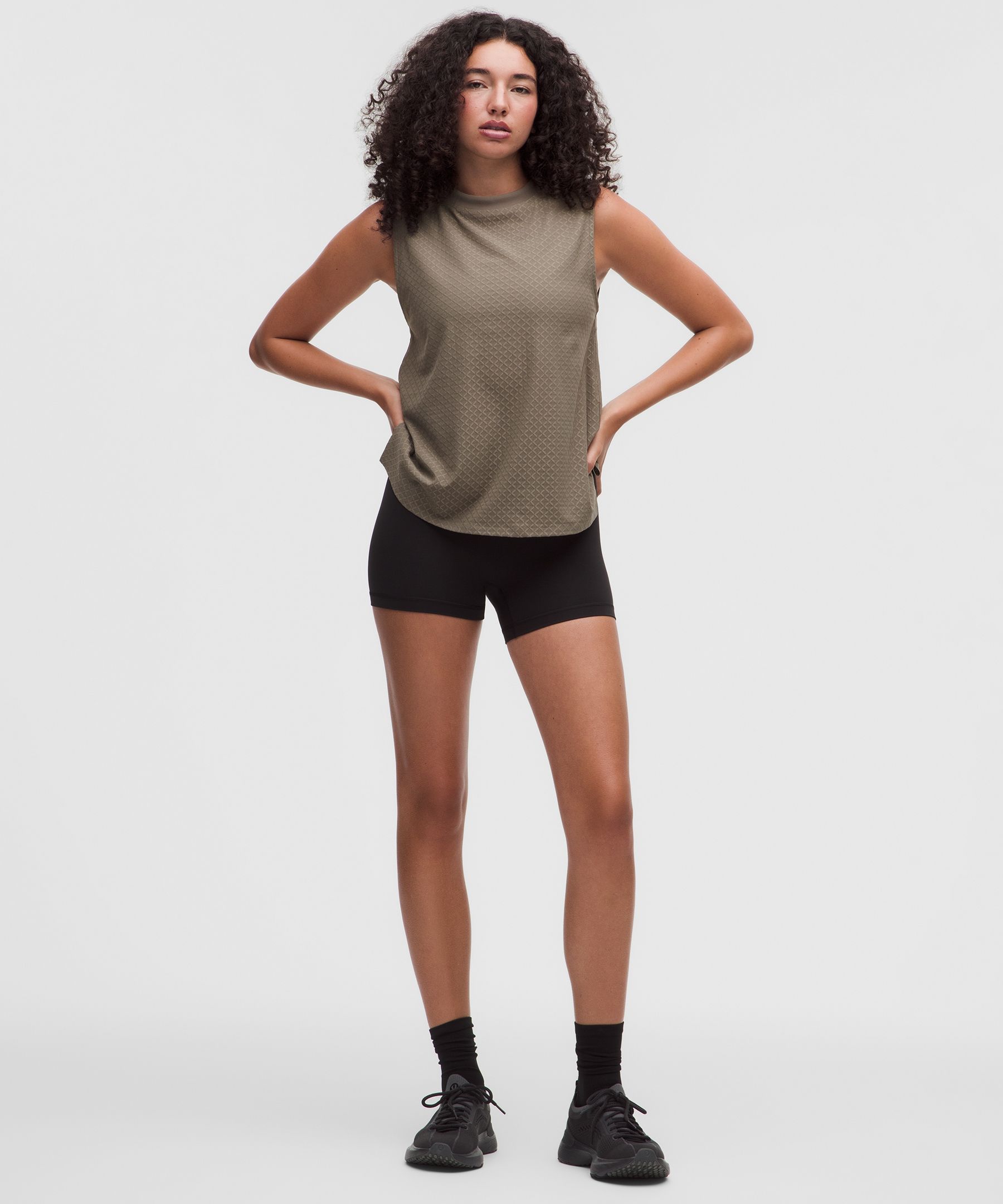 Diamond Mesh Training Tank Top