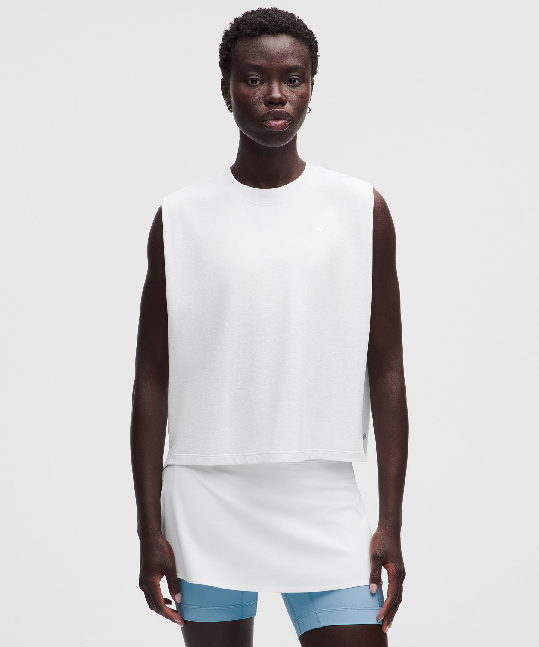 Relaxed-Fit Muscle Tank Top *Trim