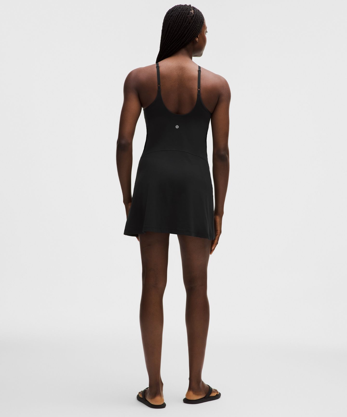 Женское платье Lululemon Align High-Neck C/D Cup, цвет: Чёрный — фото 2