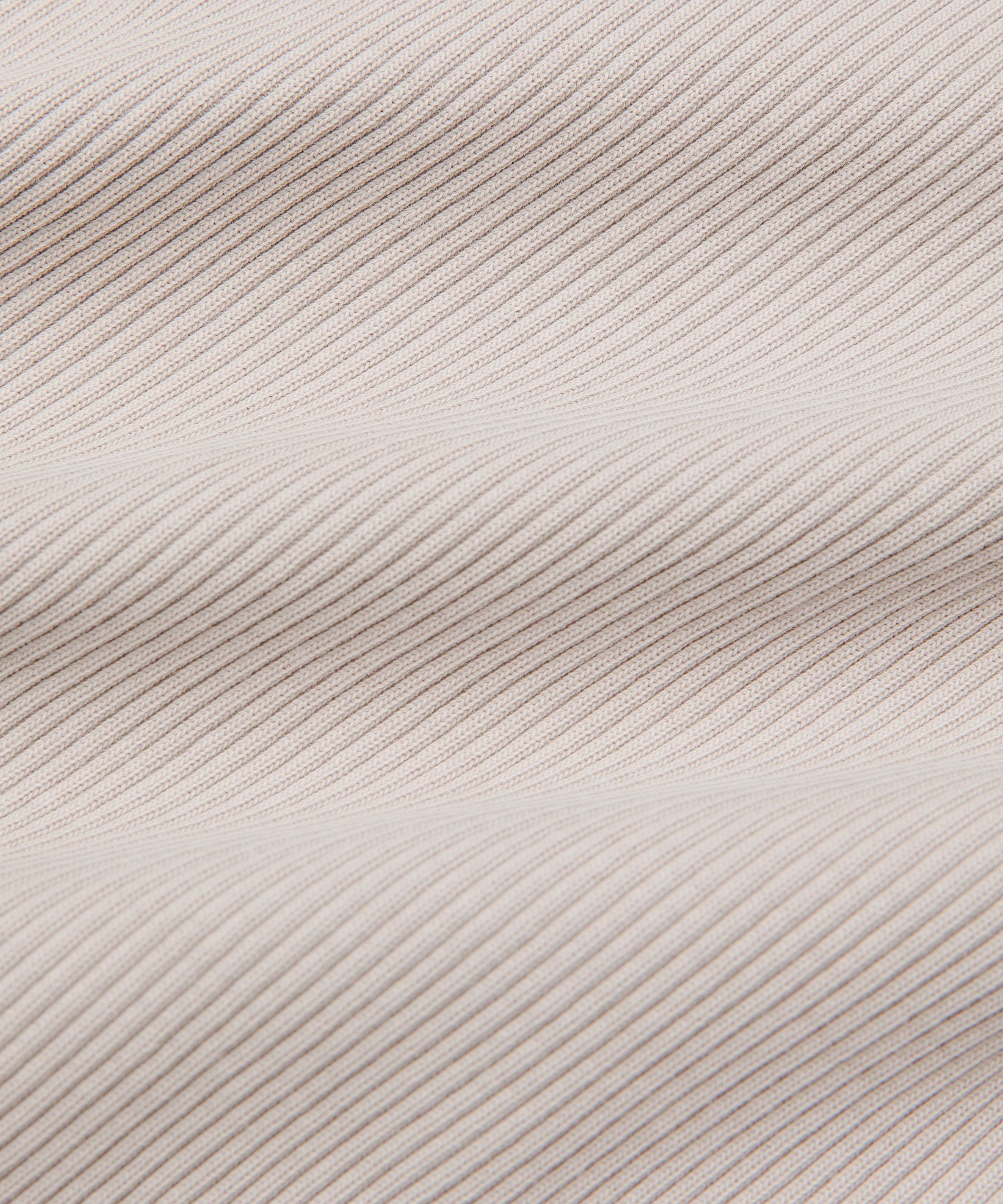Ribbed Heavyweight Cotton-Blend Midi Dress
