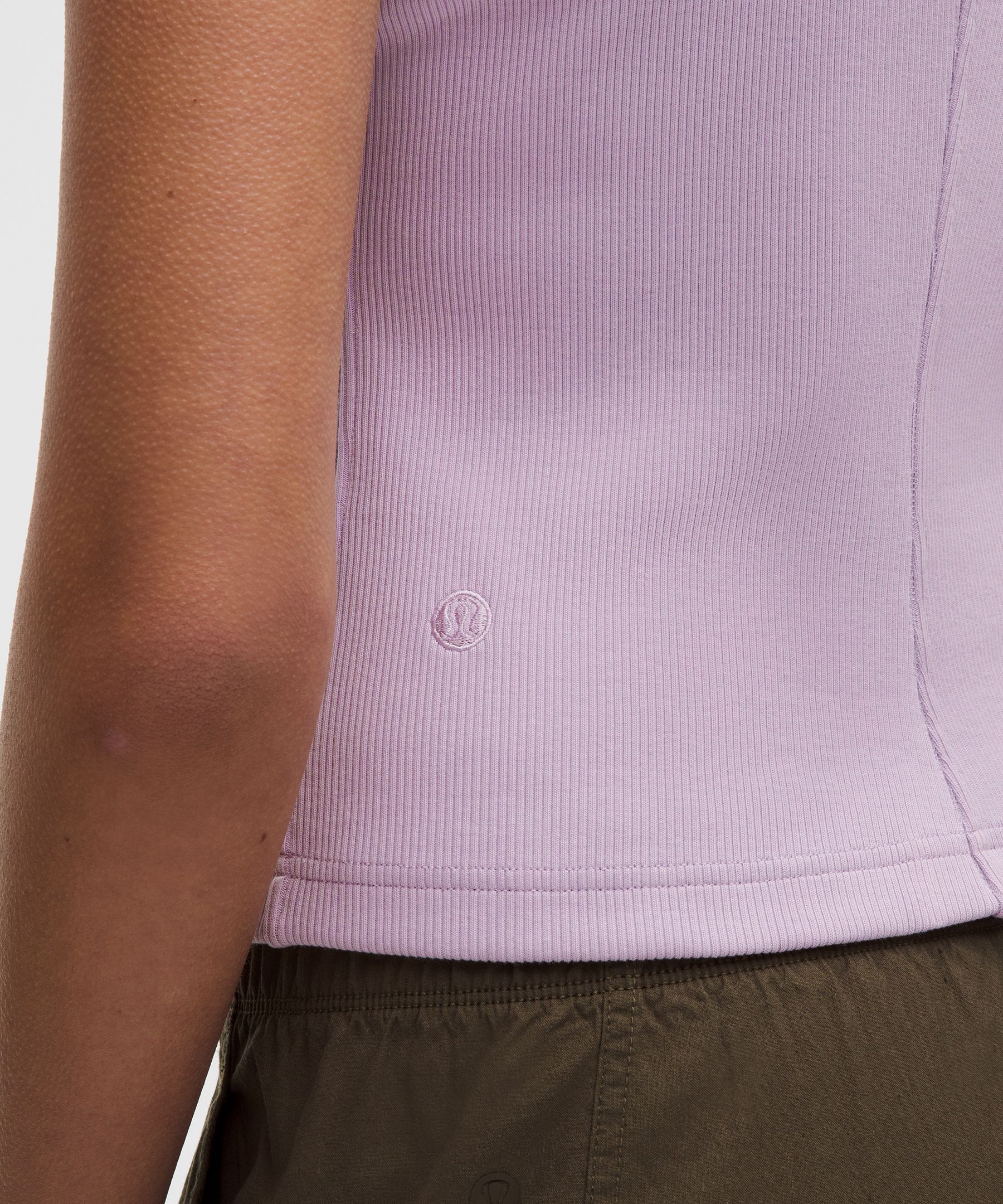 Ribbed Heavyweight Cotton Racerback Tank Top