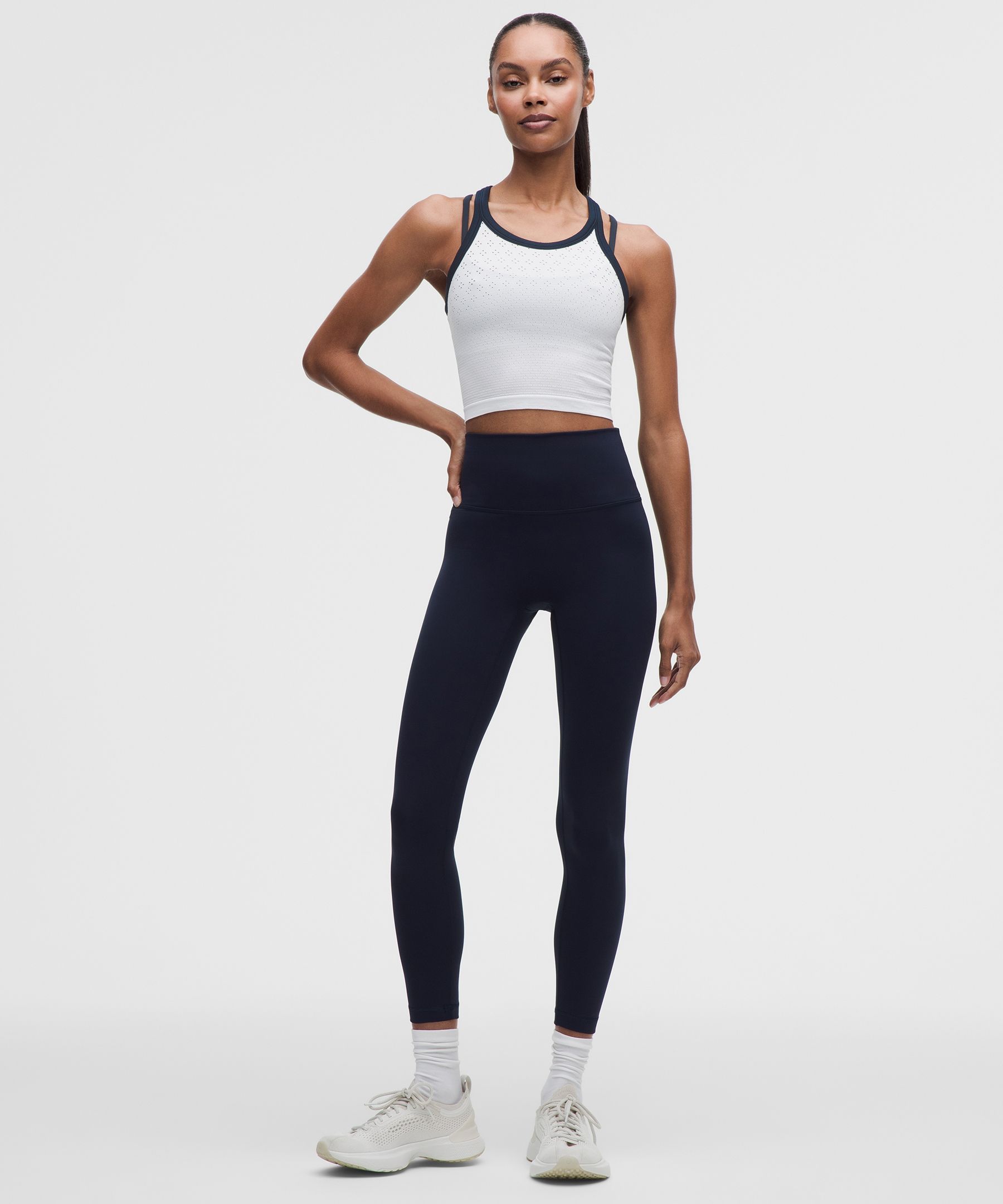 Swiftly Tech Cropped Round-Neck Tank Top 2.0