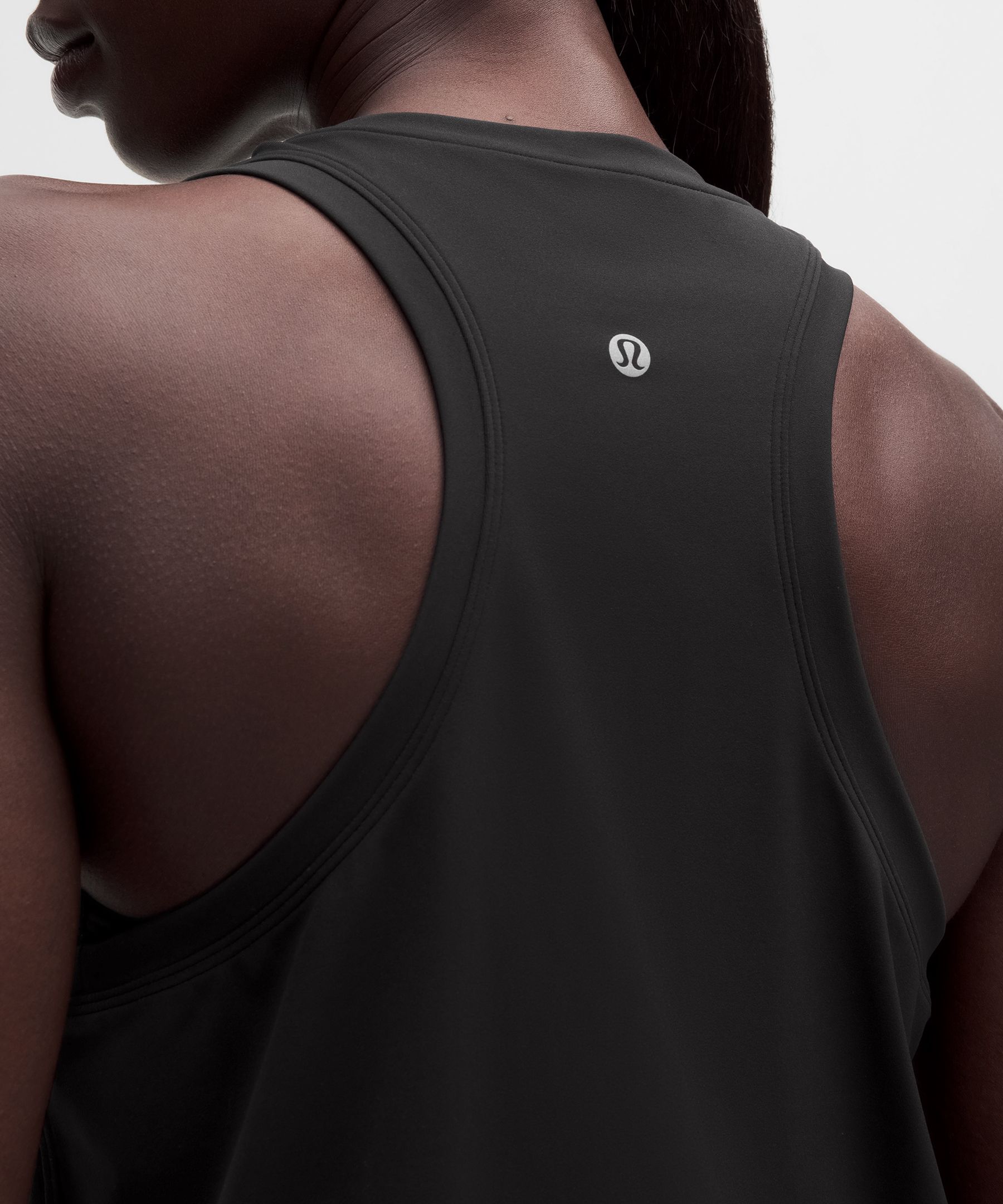 Silky High-Neck Yoga Tank Top