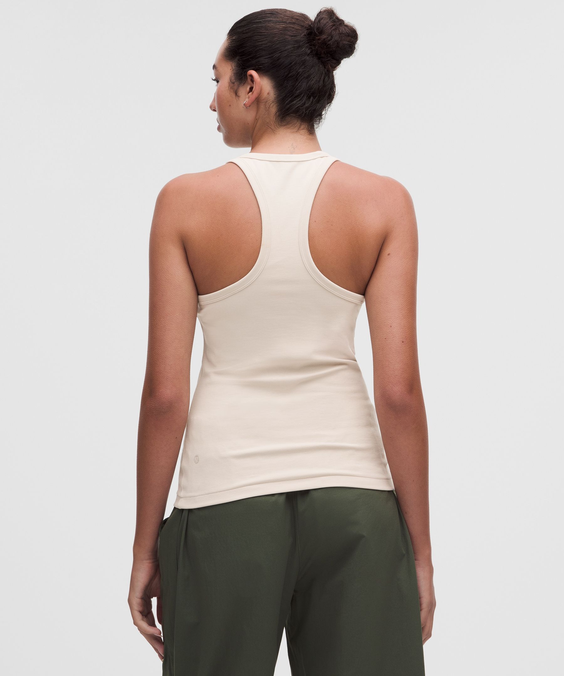 Tech Rib High-Neck Tank Top