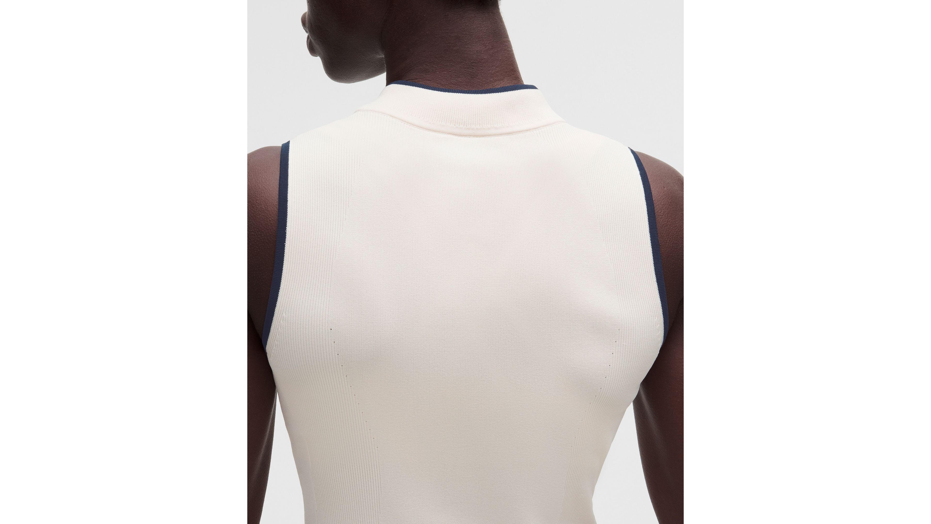 Knit Sleeveless Golf Dress