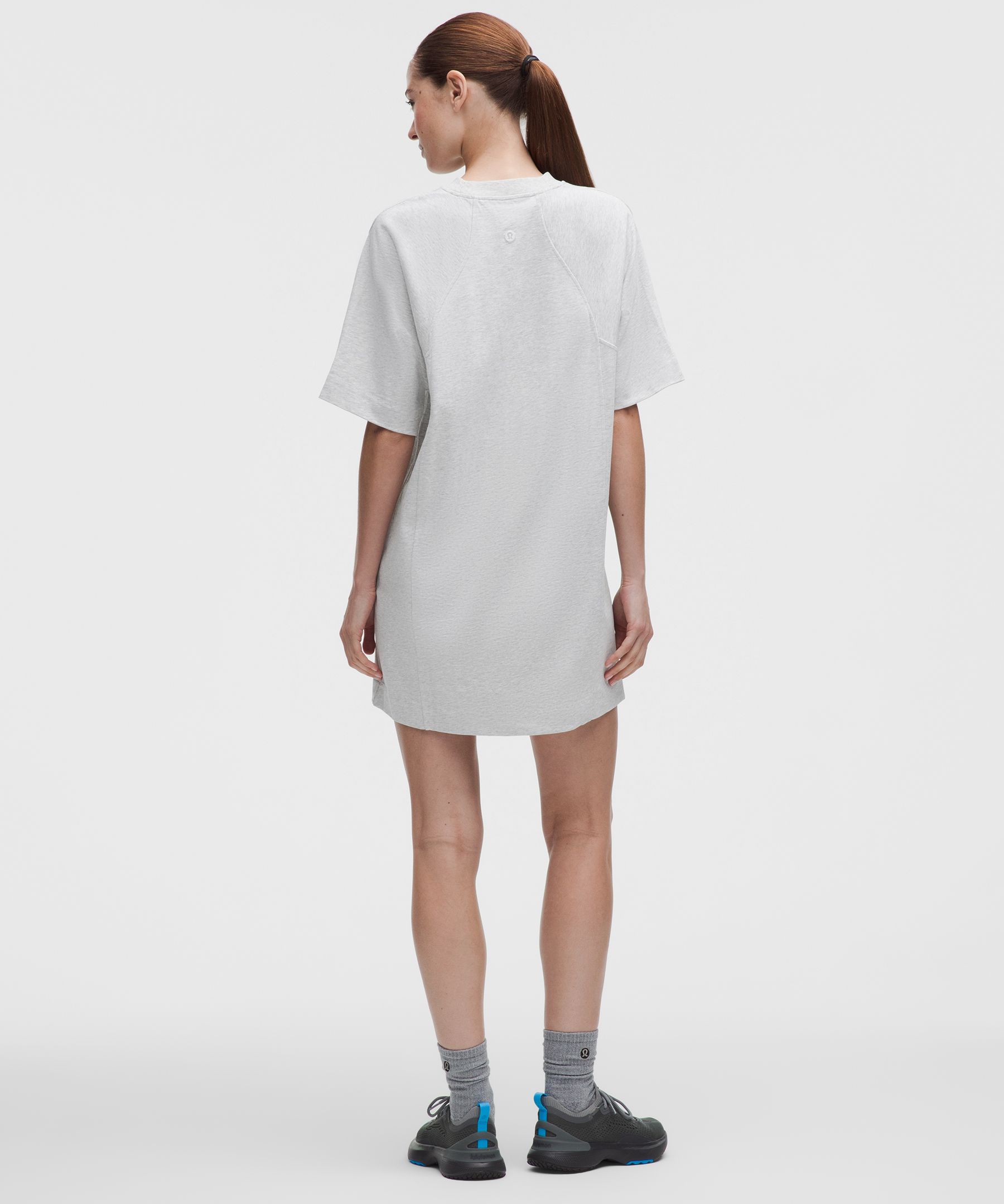 Robe t-shirt en jersey de coton Scuba