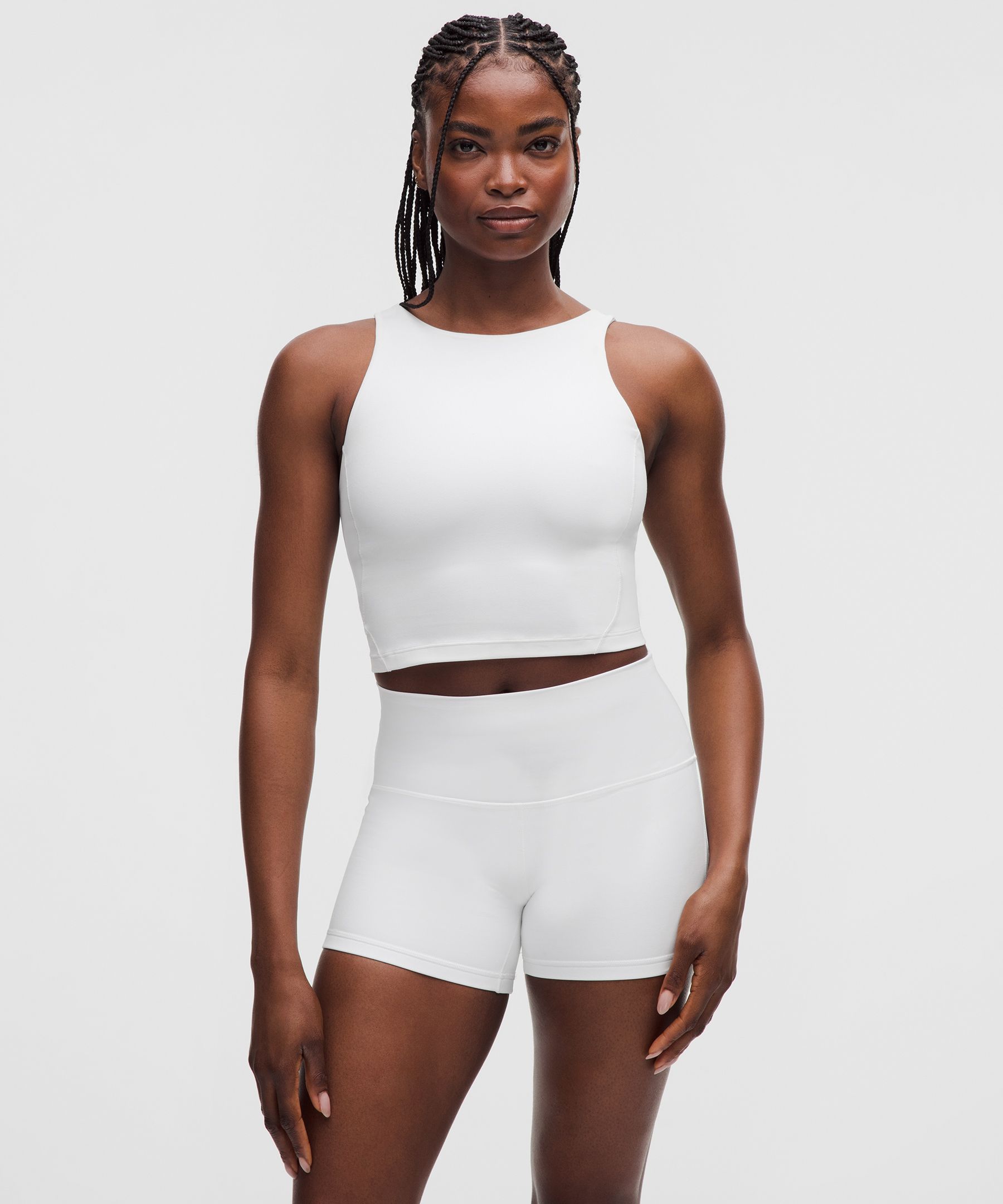 lululemon – Women’s Align High-Neck Tank Top Light Support – Color White – Size 22