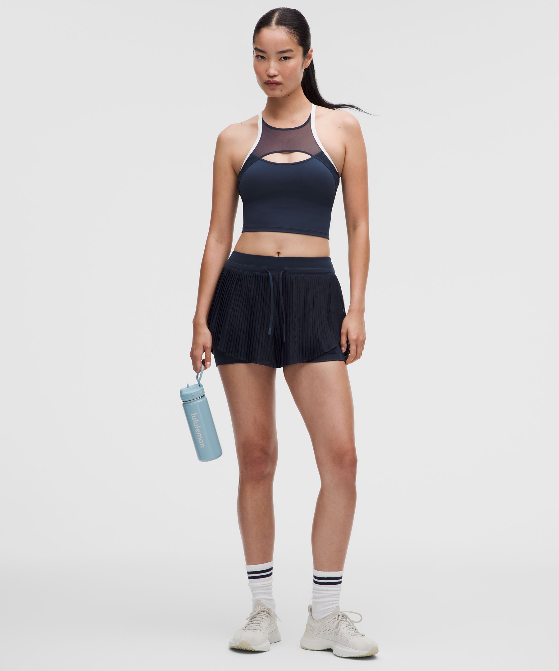 Ace Advantage Mesh-Panel Tennis Tank Top