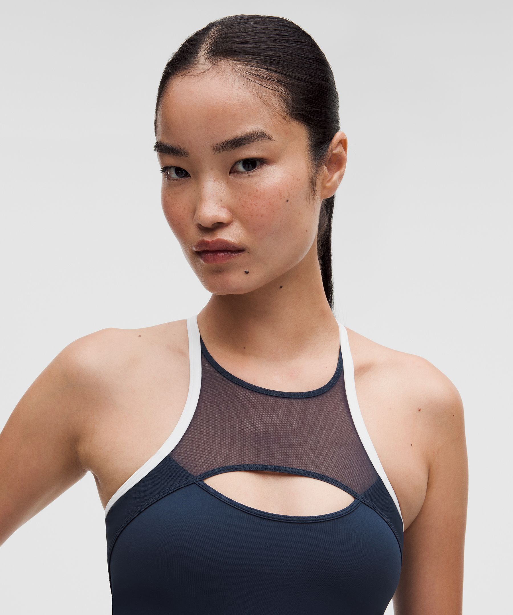 Ace Advantage Mesh-Panel Tennis Tank Top