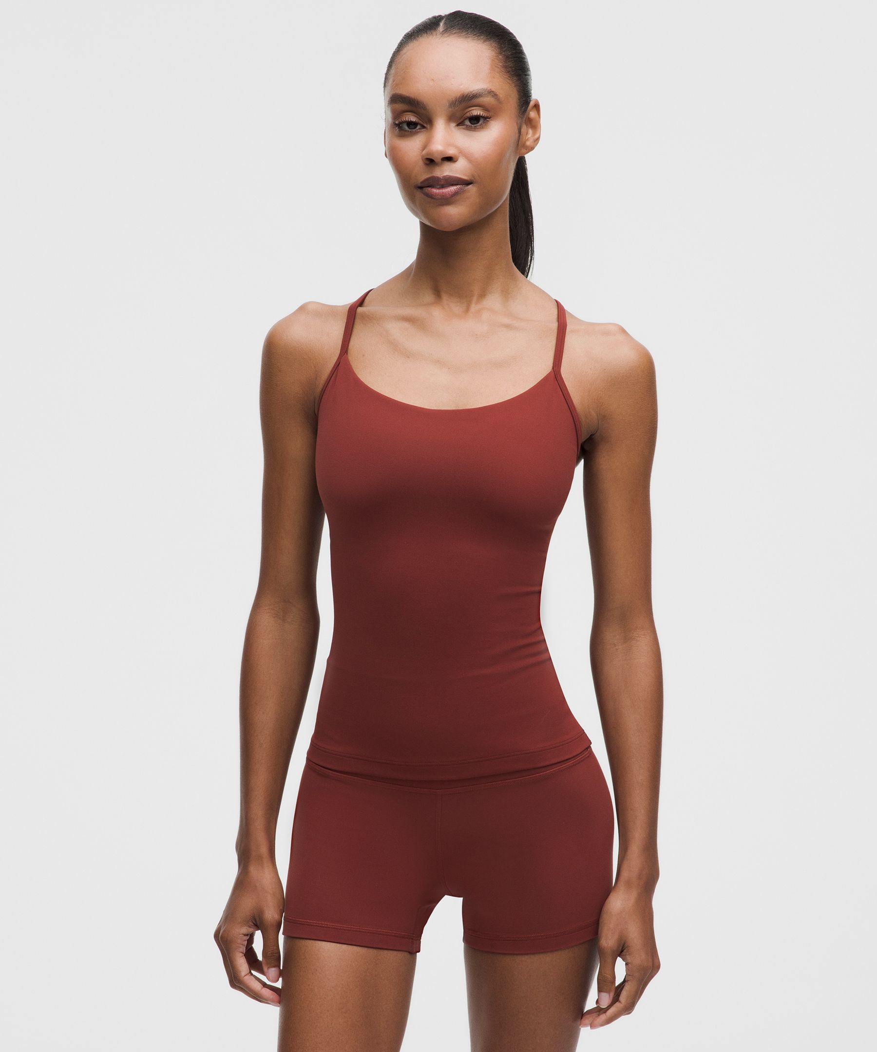 lululemon – Women’s Flow Y Tank Top Light Support, B/C Cup – Color Red – Size Large