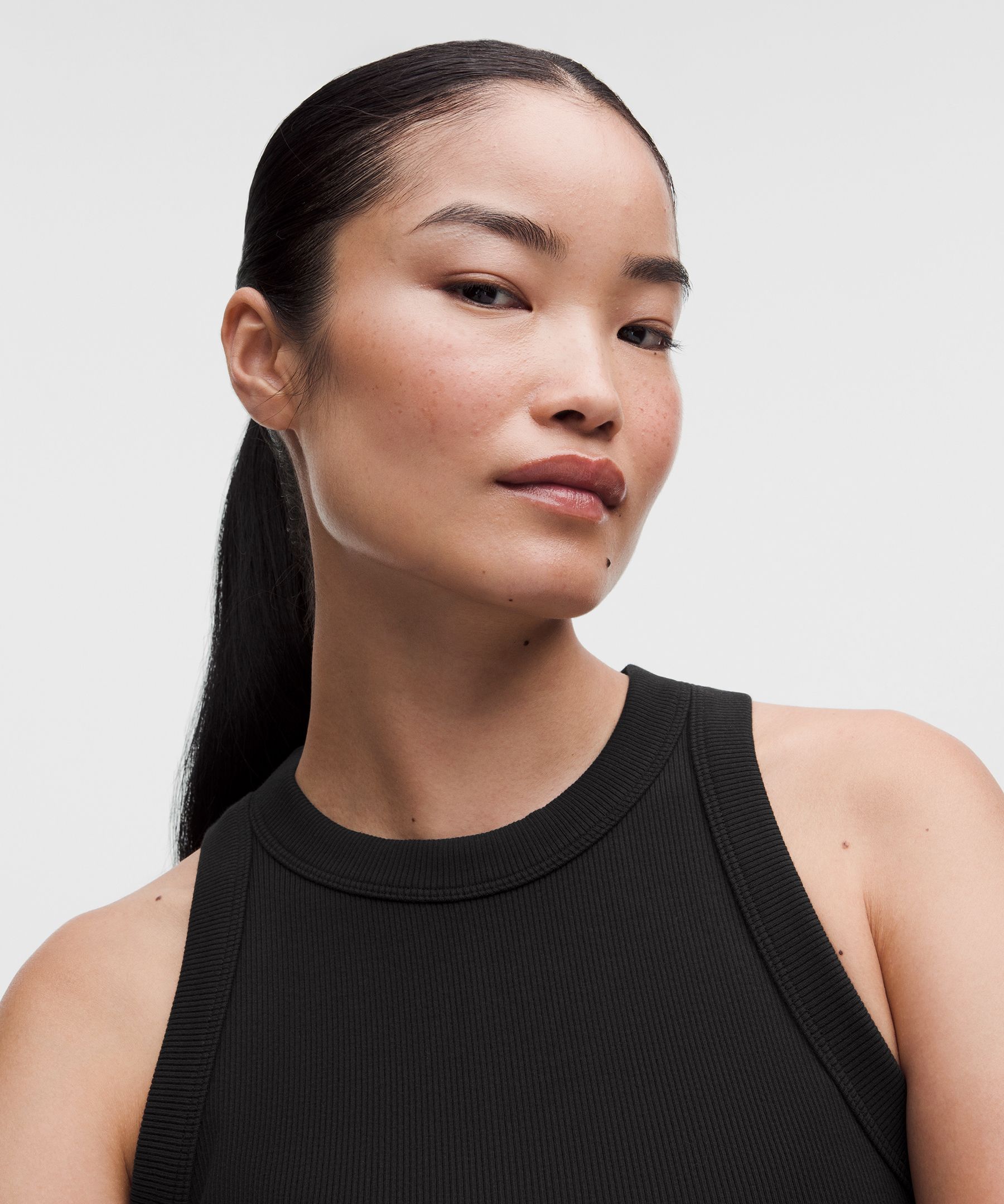 Ribbed Heavyweight Cotton Mini Dress