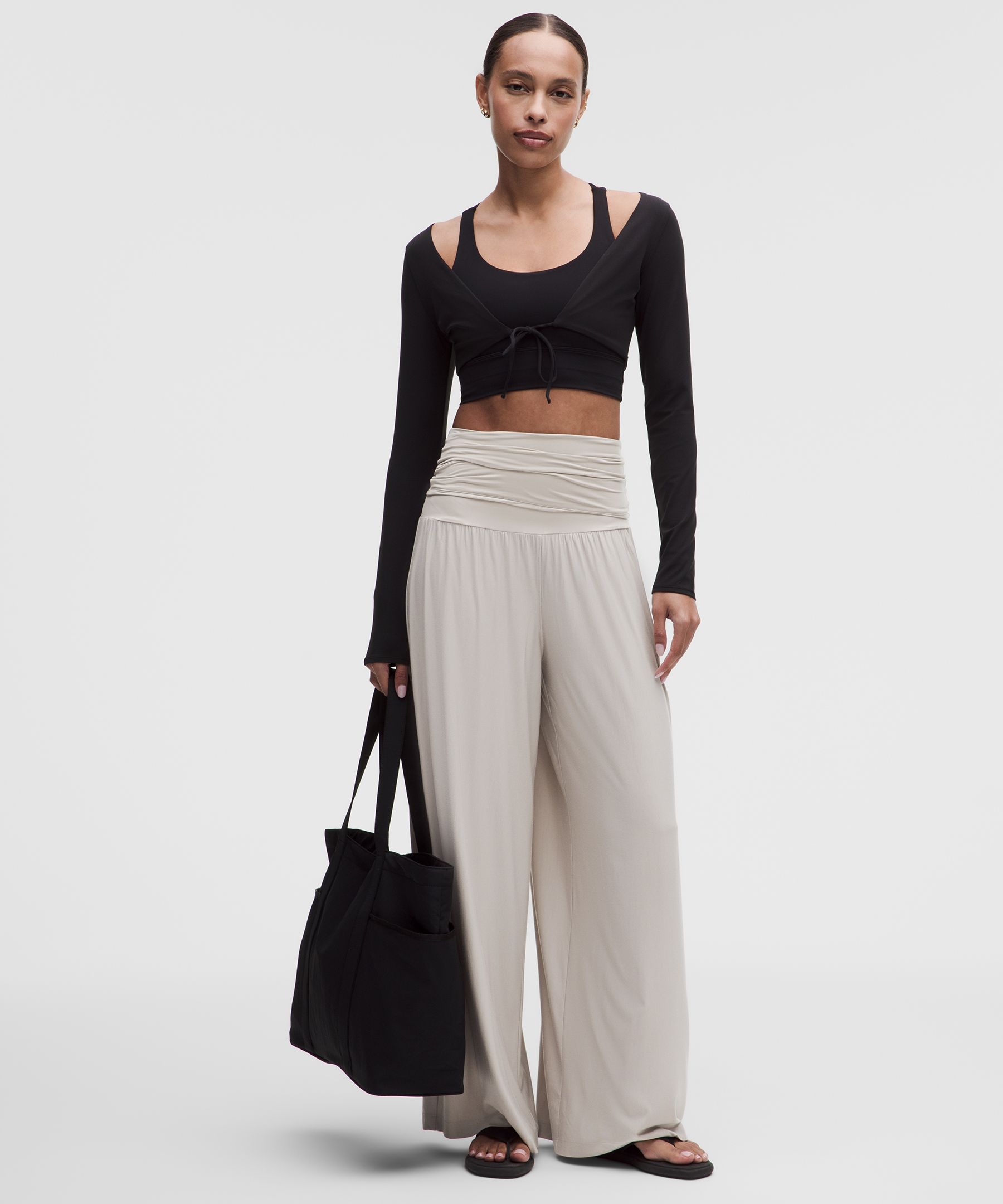 2-in-1 Wide-Leg Jumpsuit