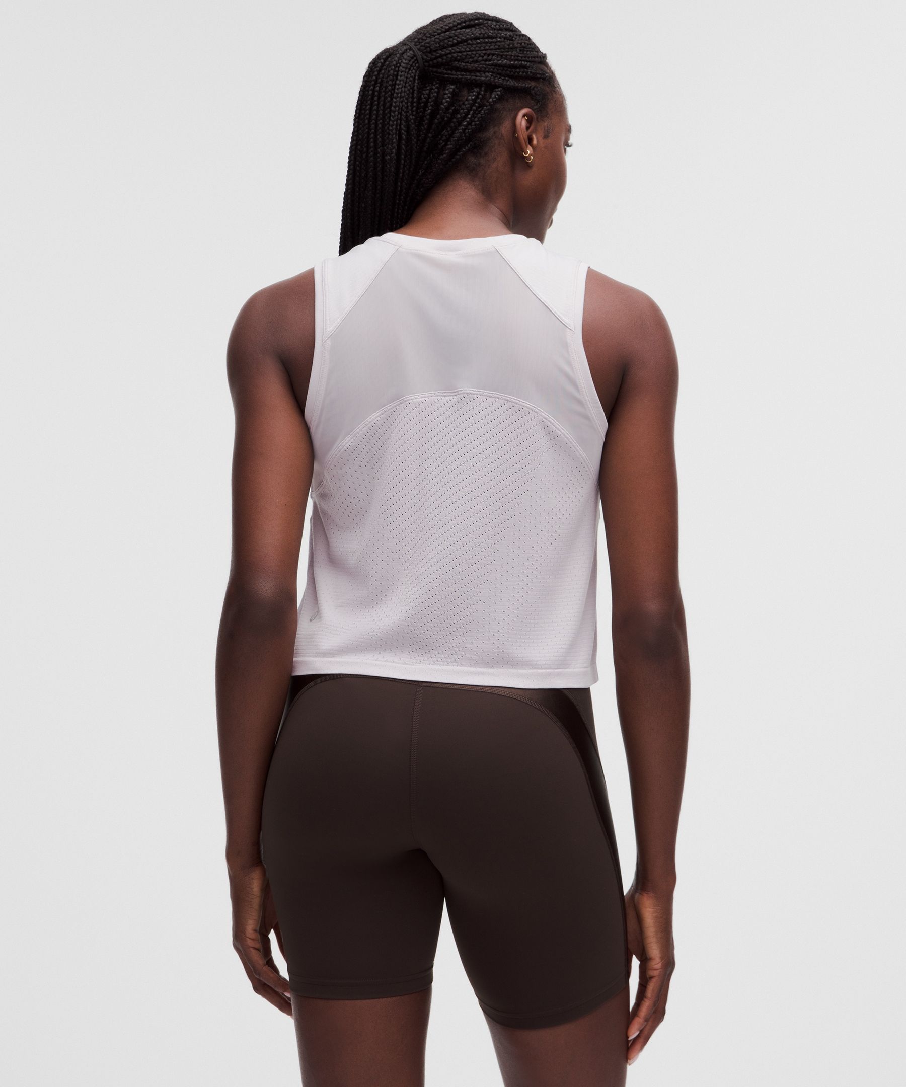 Seamless Mesh-Panelled 背心