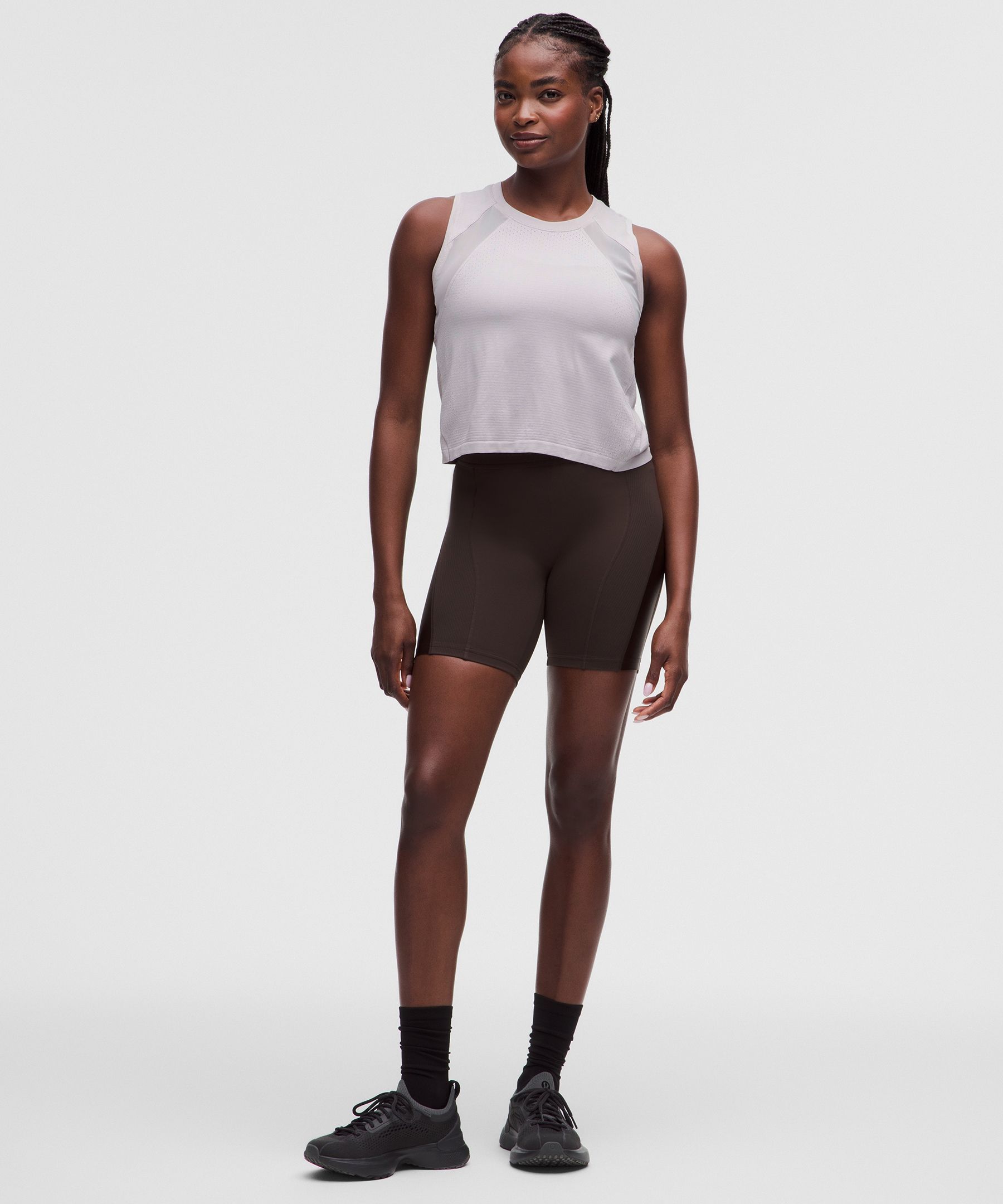 Seamless Mesh-Panelled 背心
