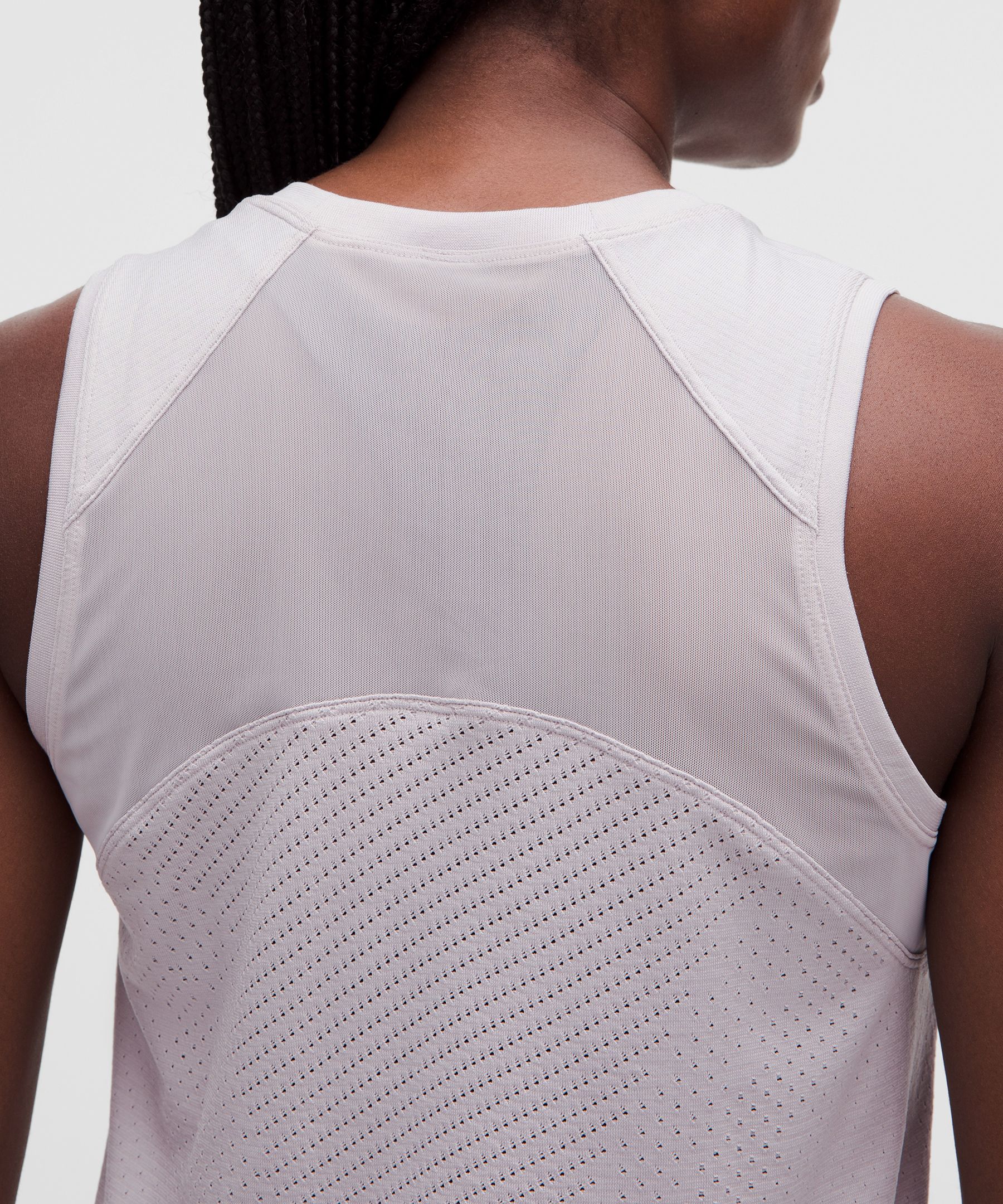 Seamless Mesh-Panelled 背心