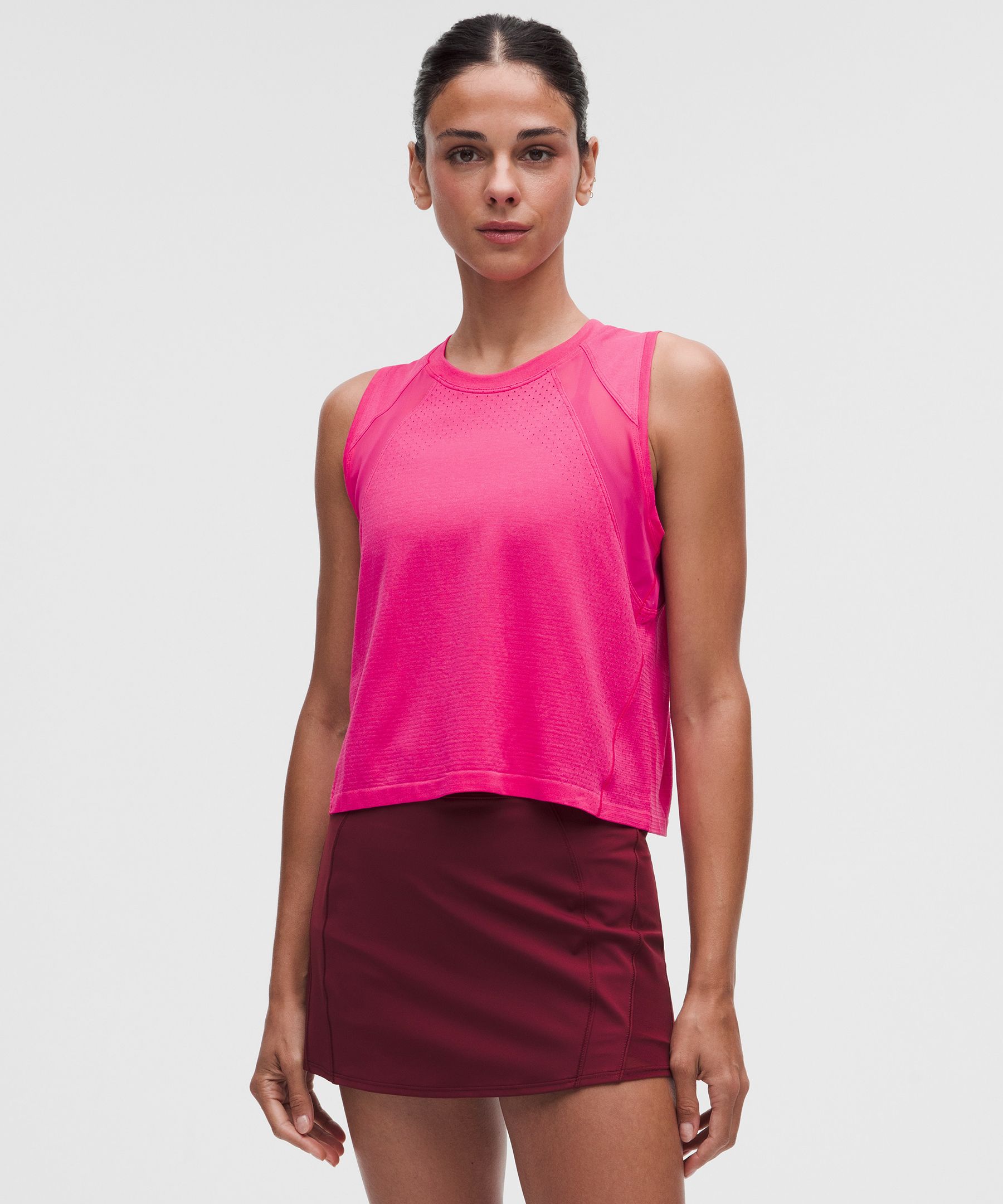 Nahtloses Mesh-Tanktop