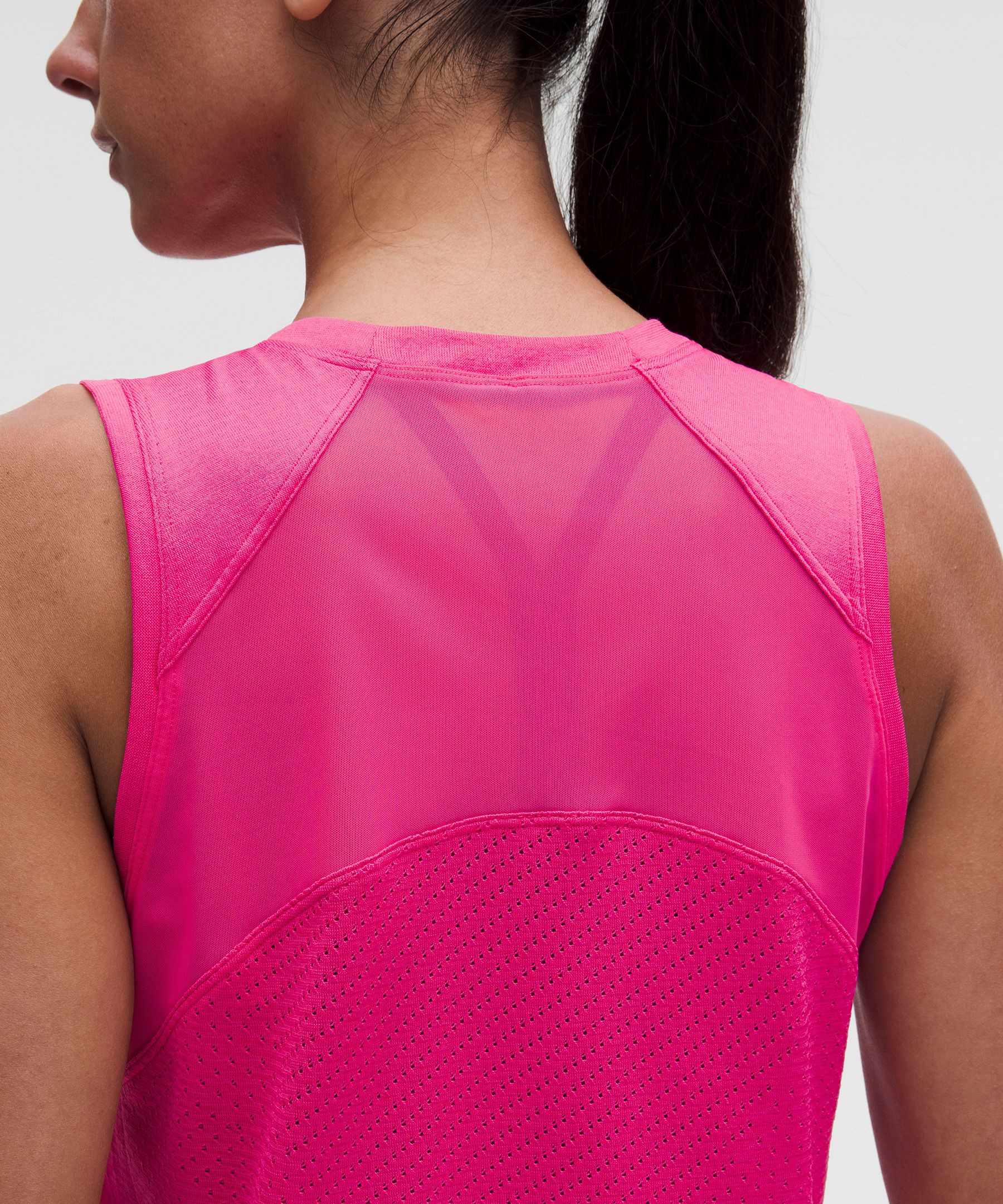 Nahtloses Mesh-Tanktop