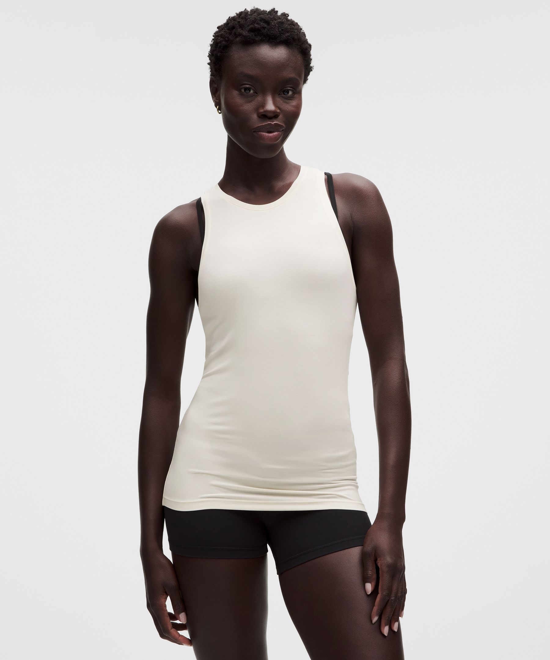 SilkyAppeal Hip-Length Tank Top