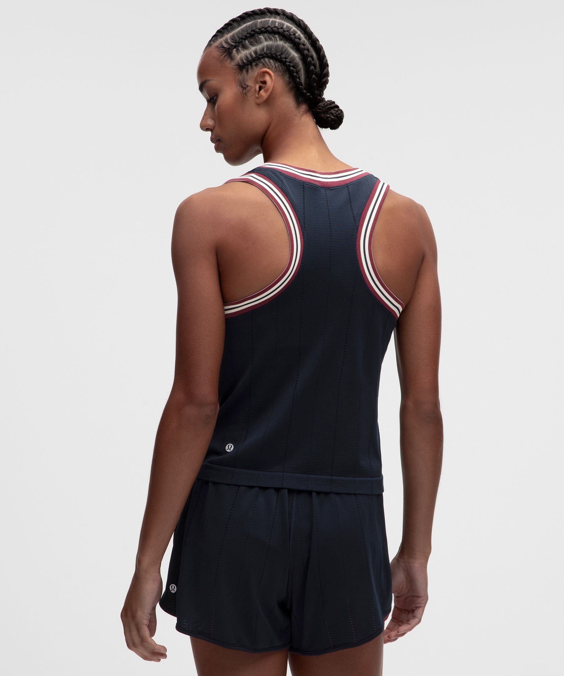 Nahtloses Tanktop mit Streifen