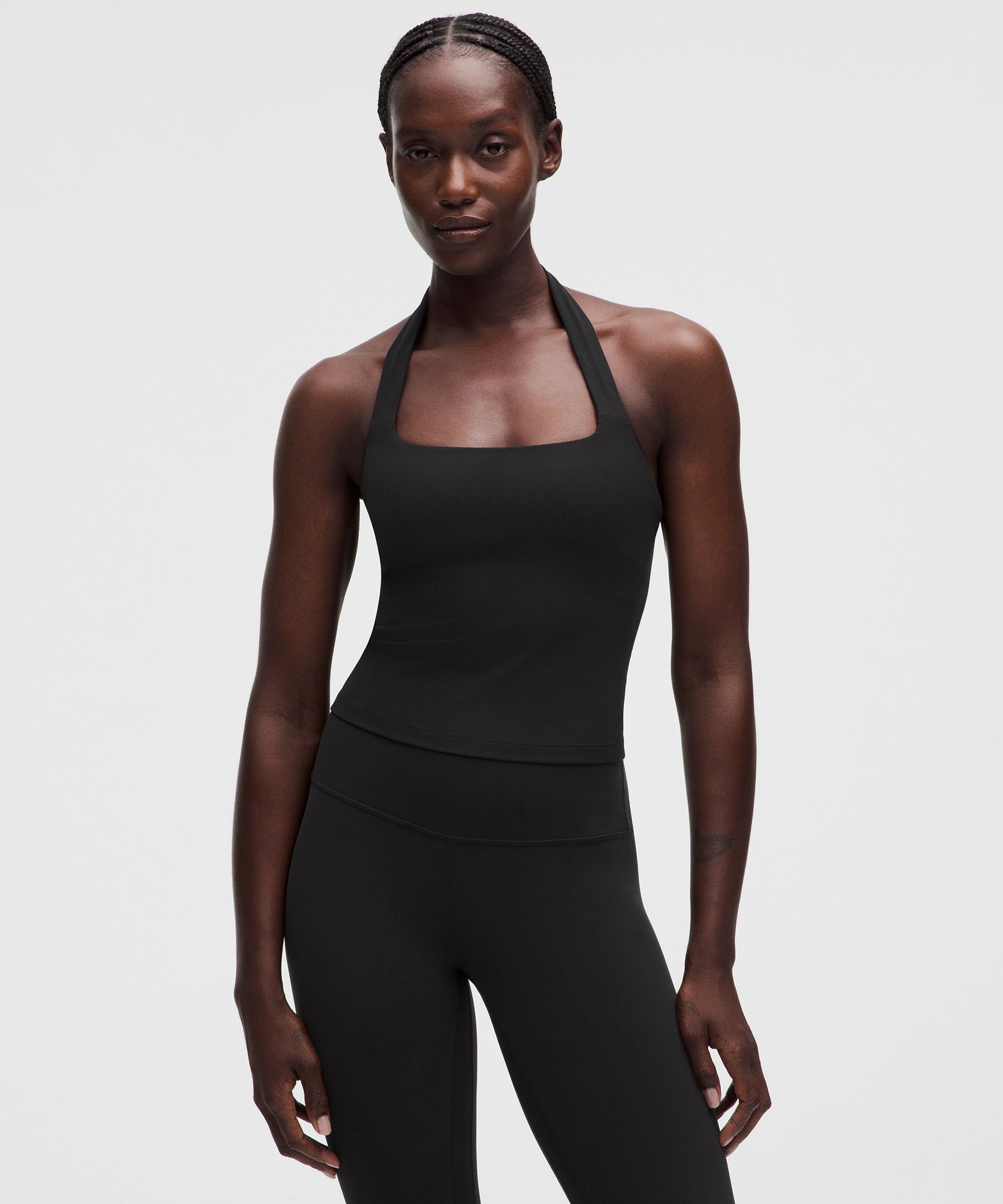 lululemon Align&trade; Mix-Rib Halter Tank Top *Light Support, B/C Cup