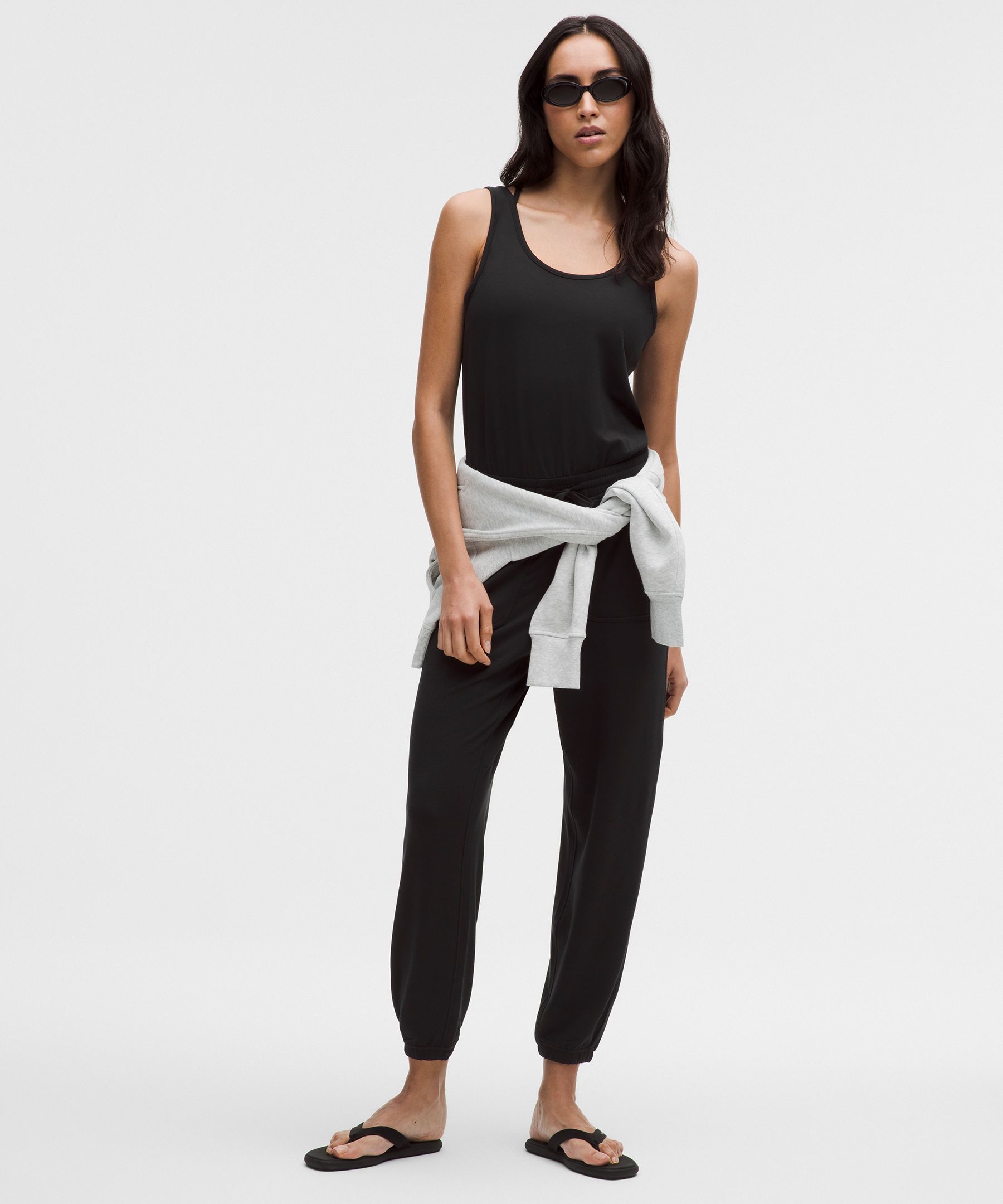 BeCalm Cinch-Waist Jumpsuit 