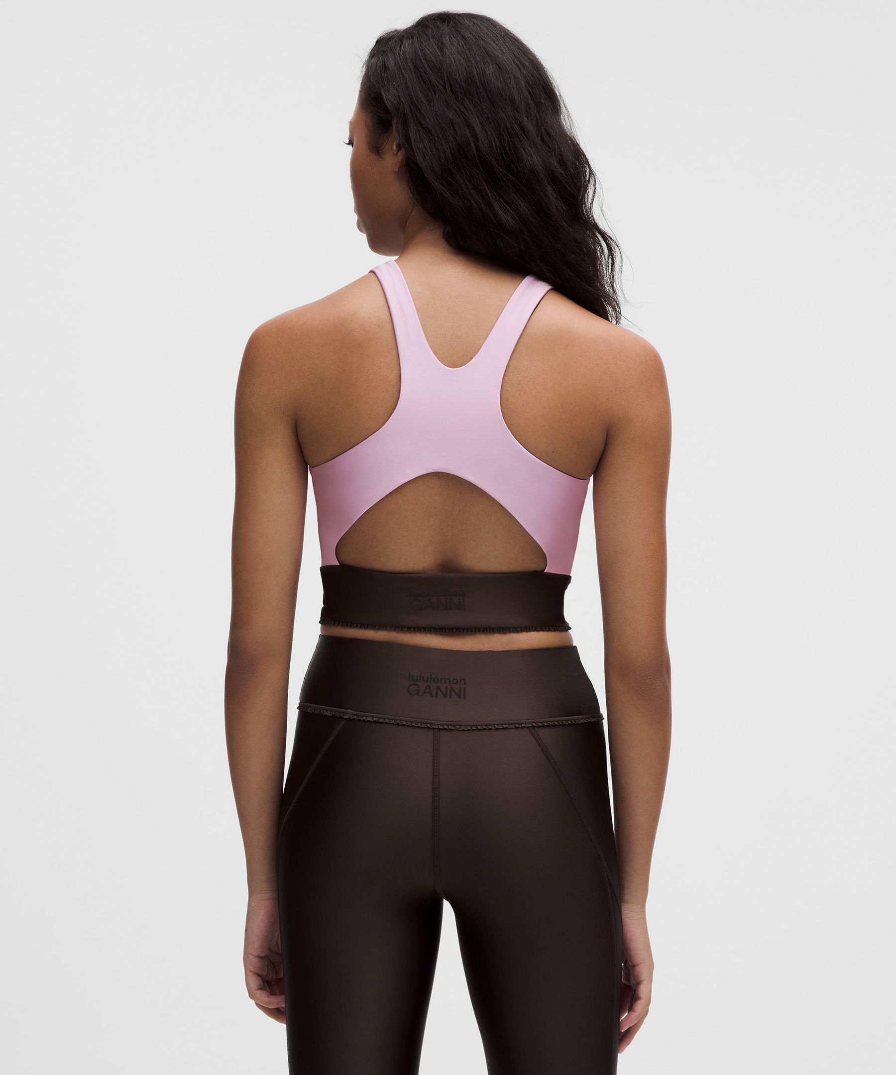 GANNI x lululemon Ruffle-Trim Cropped Tank Top