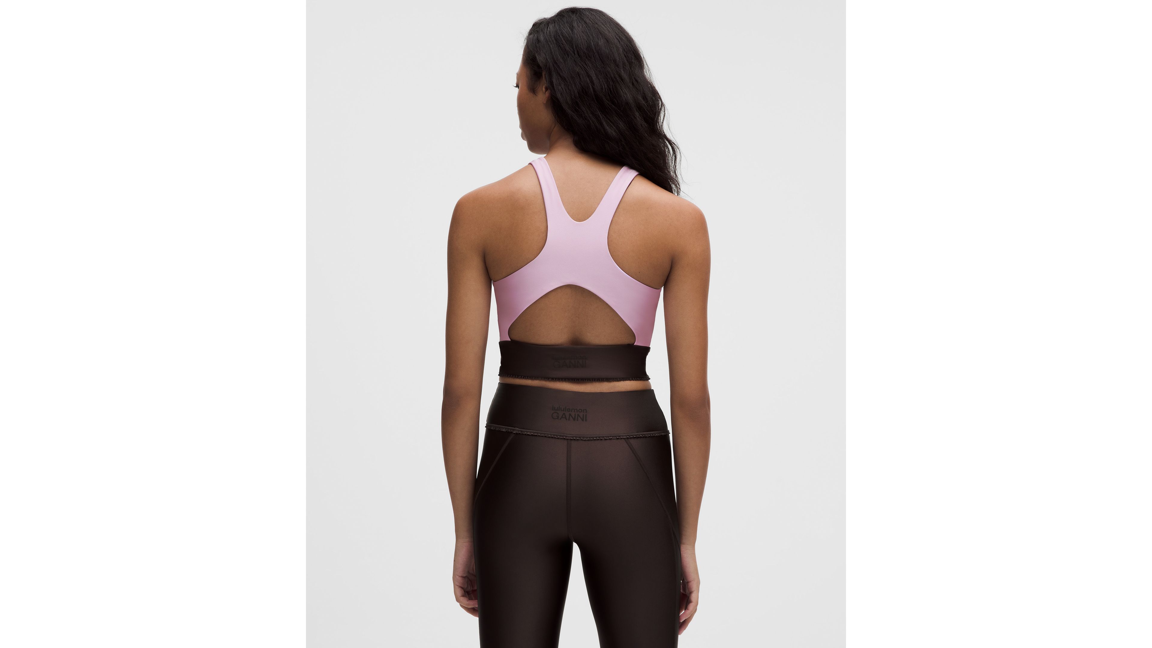 GANNI x lululemon Ruffle-Trim Cropped Tank Top