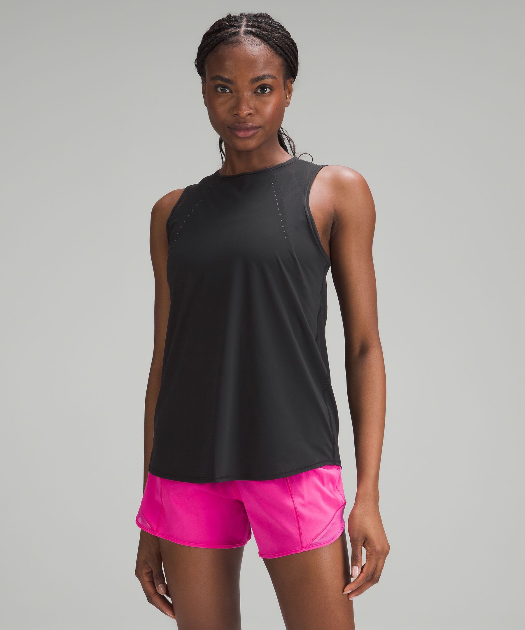 LULULEMON Black Mesh With Me Tank Top Size 8 – Style Exchange