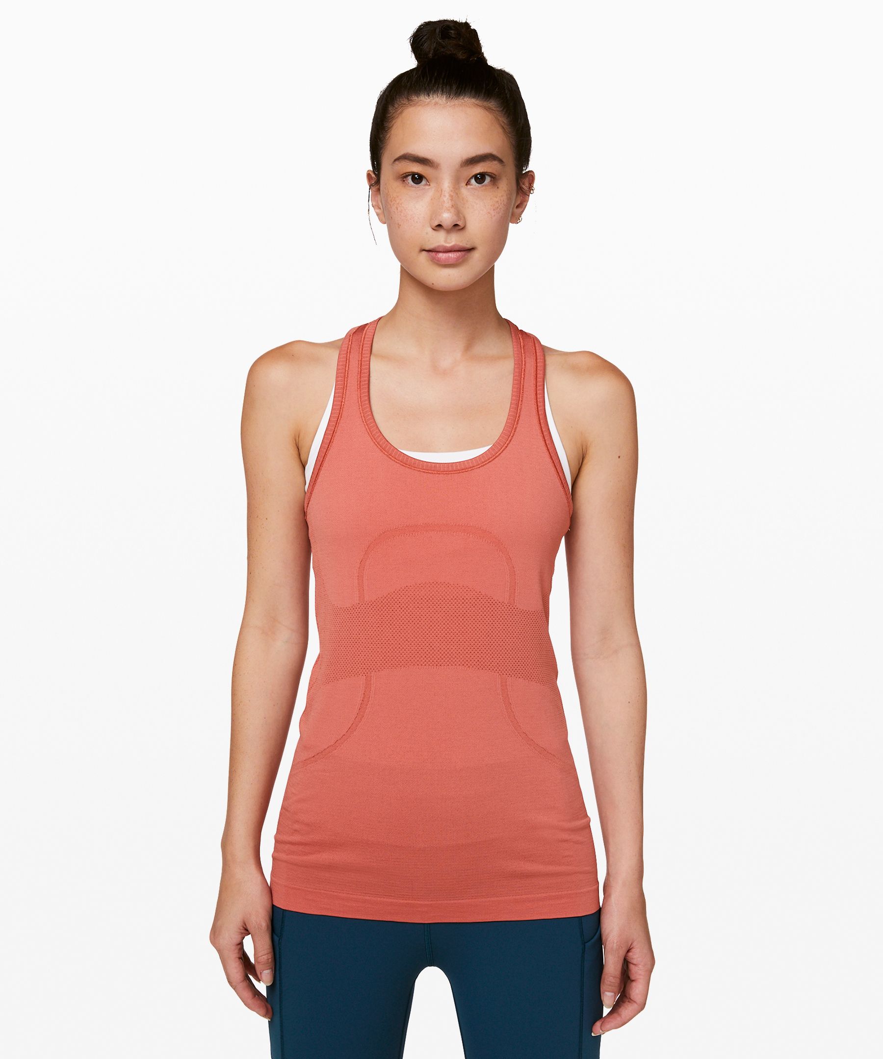 Lululemon Swiftly Tech Racerback In Rustic Coral/rustic Coral