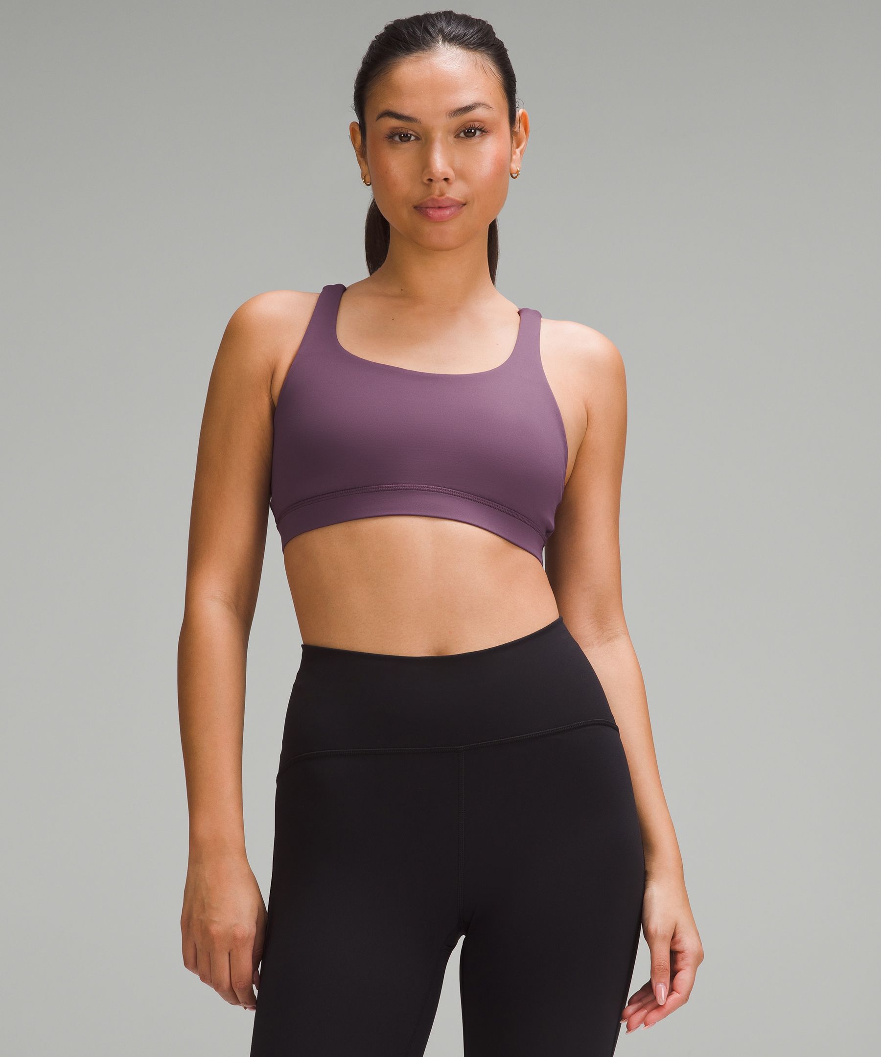 Lululemon Energy Bra *medium Support, B-d Cup In Purple