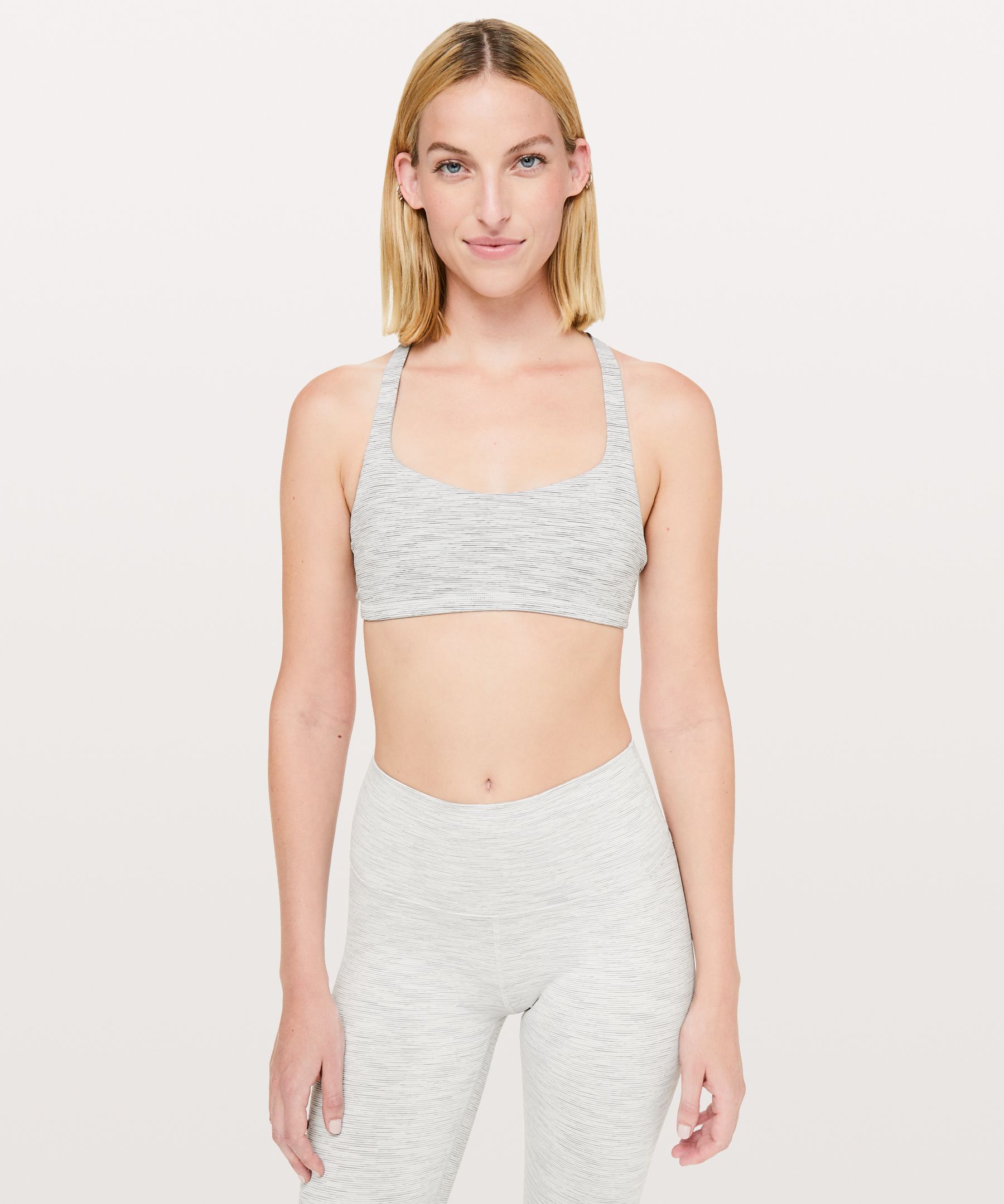 Lululemon Free To Be Bra *online Only In White/gray