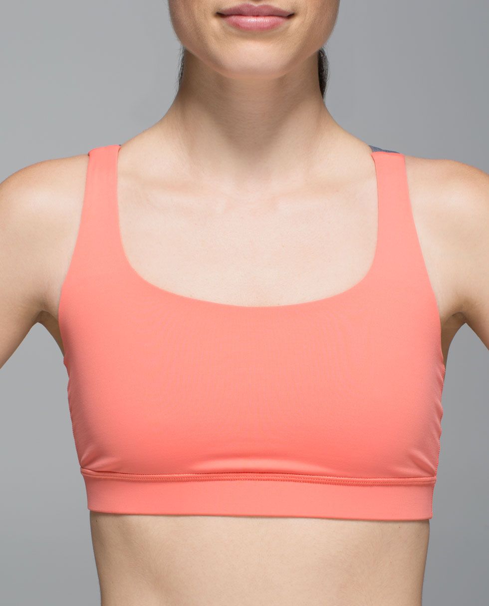 LULULEMON ENERGY BRA *MEDIUM SUPPORT, B–D CUPS Model # LW2540S Size US 6 UK  10