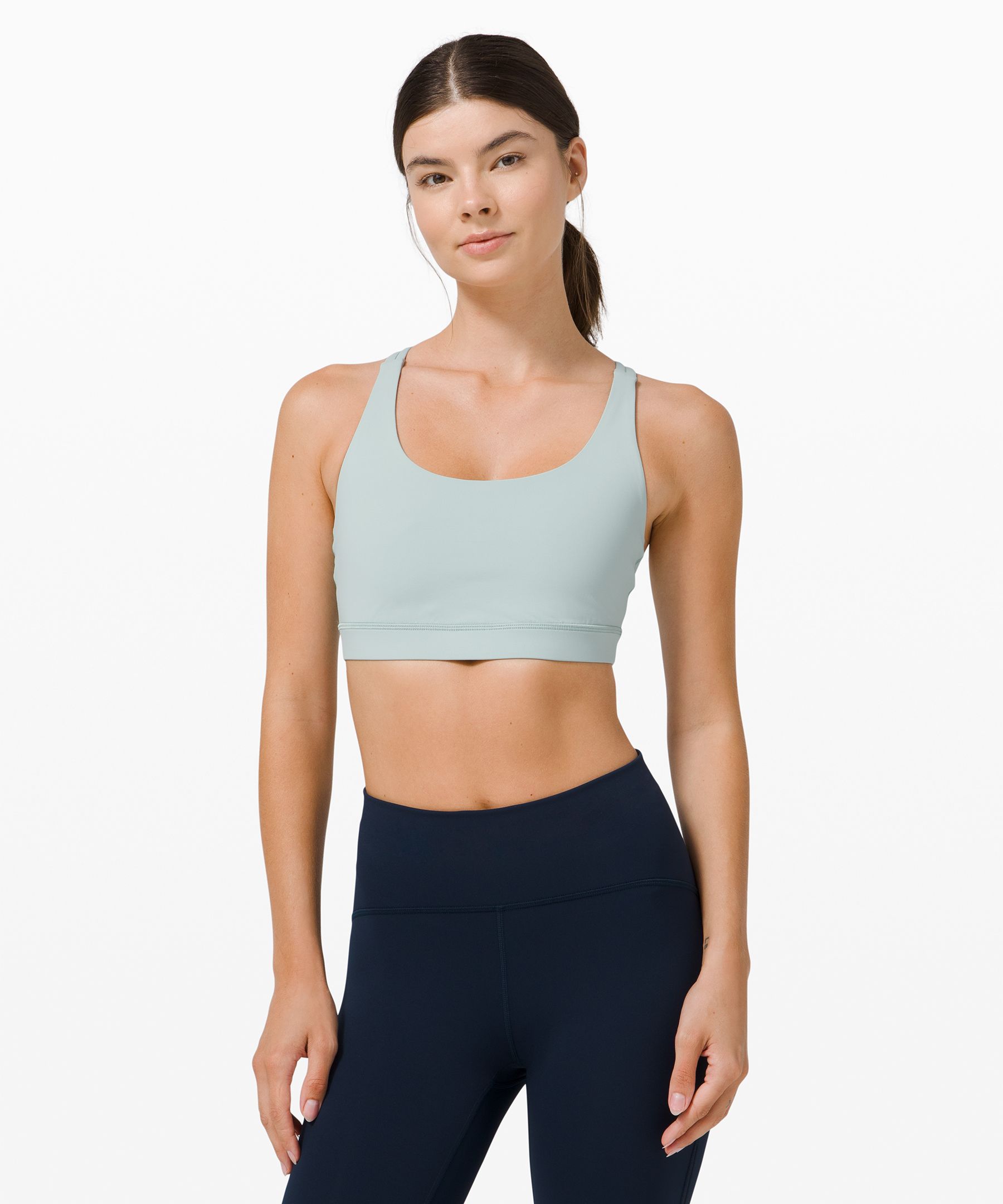 Lululemon Energy Bra*medium Support, B–d Cup In Green