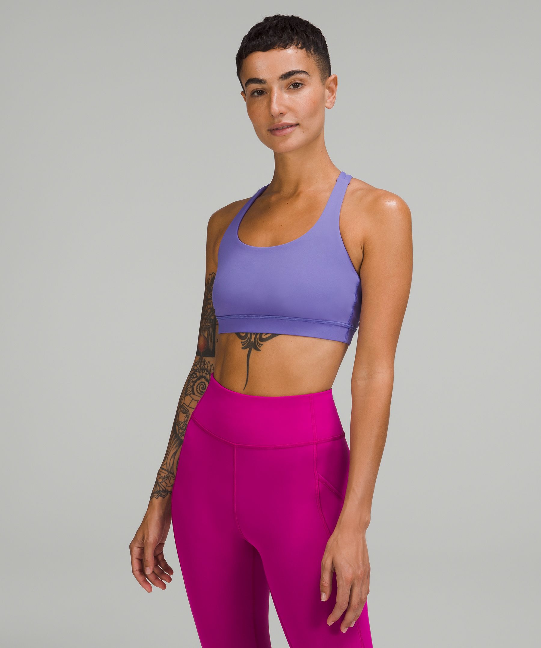 Lululemon Energy Bra *Medium Support, B/C Cup - Larkspur - lulu