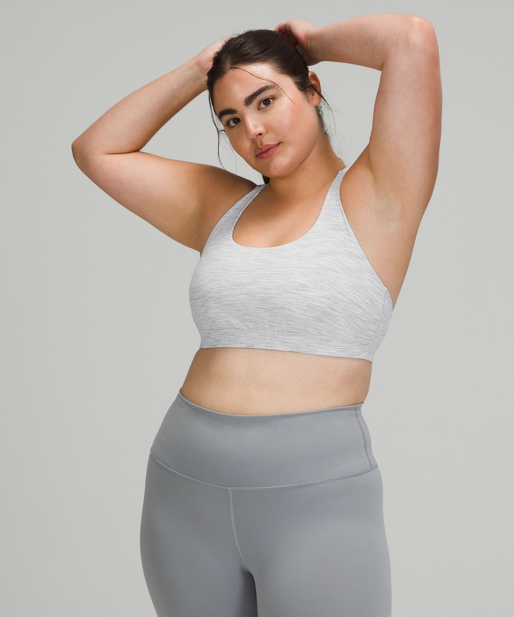 Lululemon Energy Bra Medium Support, B-d Cups In Wee Are From Space Nimbus Battleship