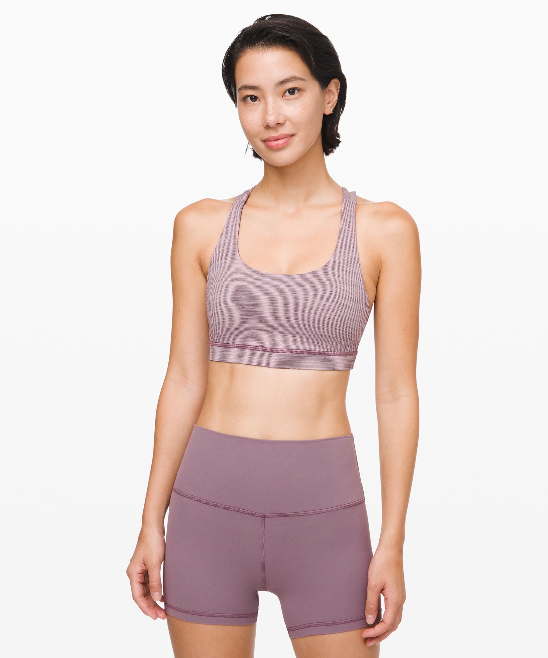 Lululemon Energy Bra In Wee Are From Space Frosted Mulberry
