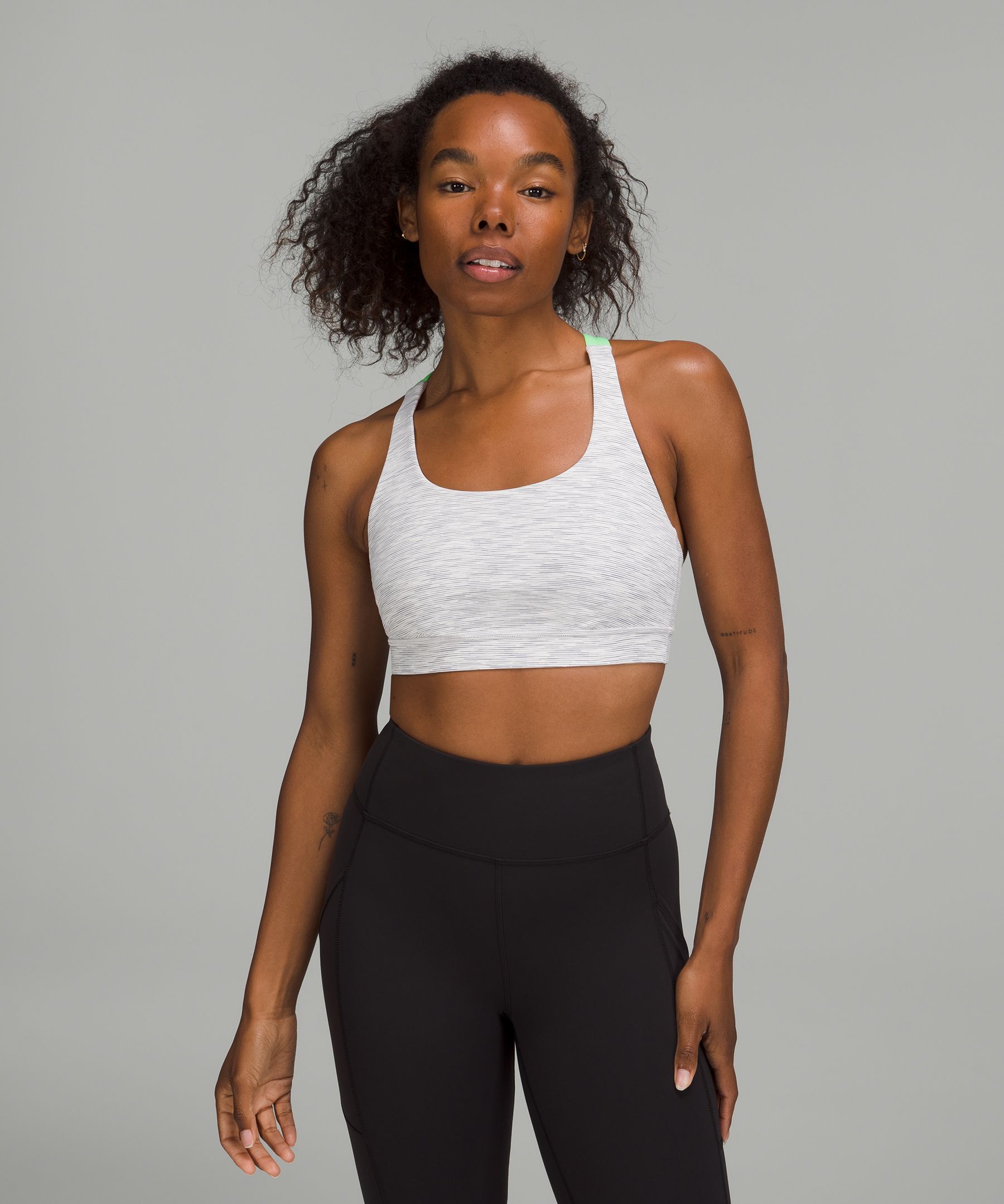 Lululemon Energy Bra Wee Are From Space Ice Grey Alpine White