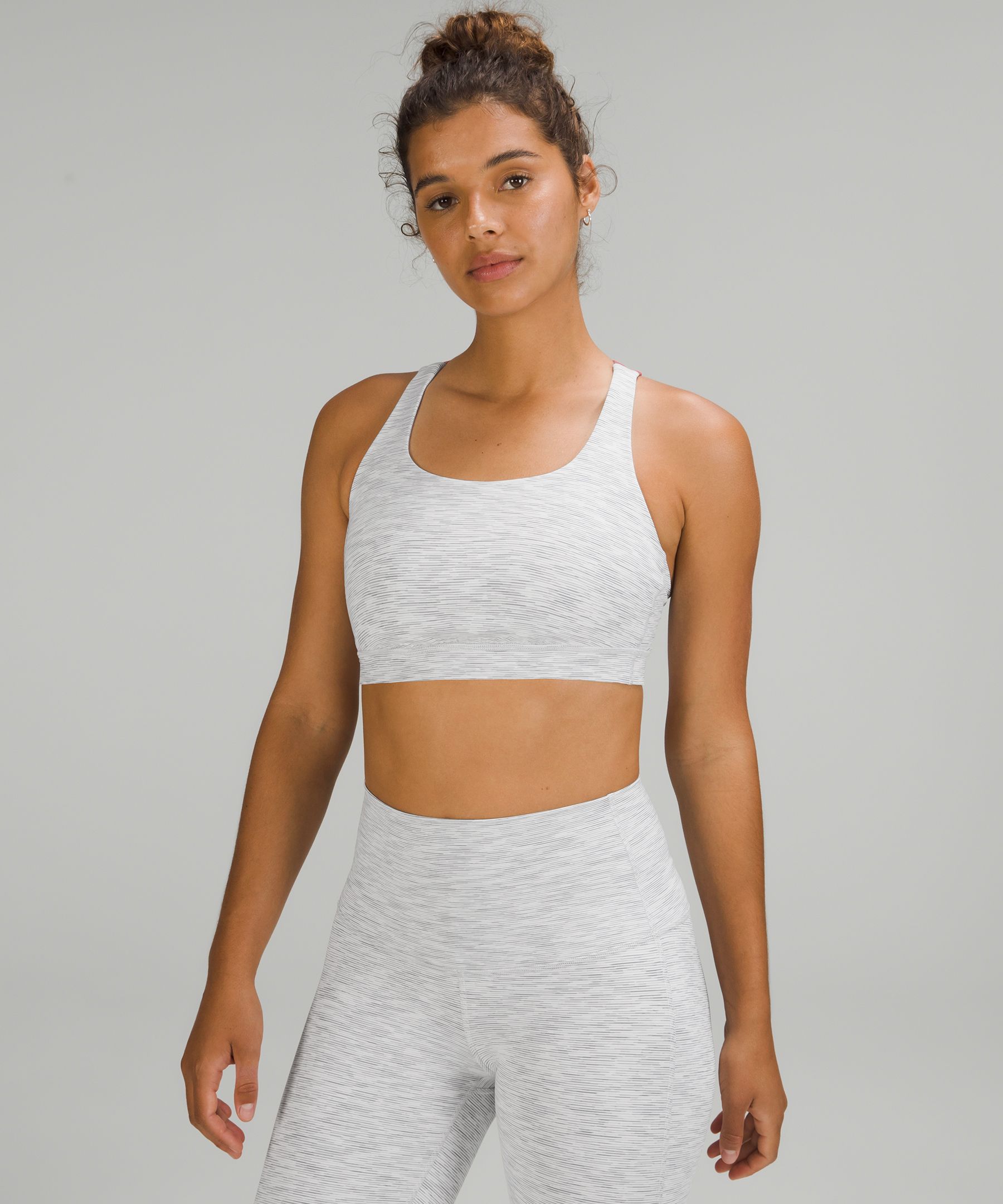 lululemon athletica, Tops, Lululemon Energy Bra Long Line Wee Are From  Space Nimbus Battleship Size 4