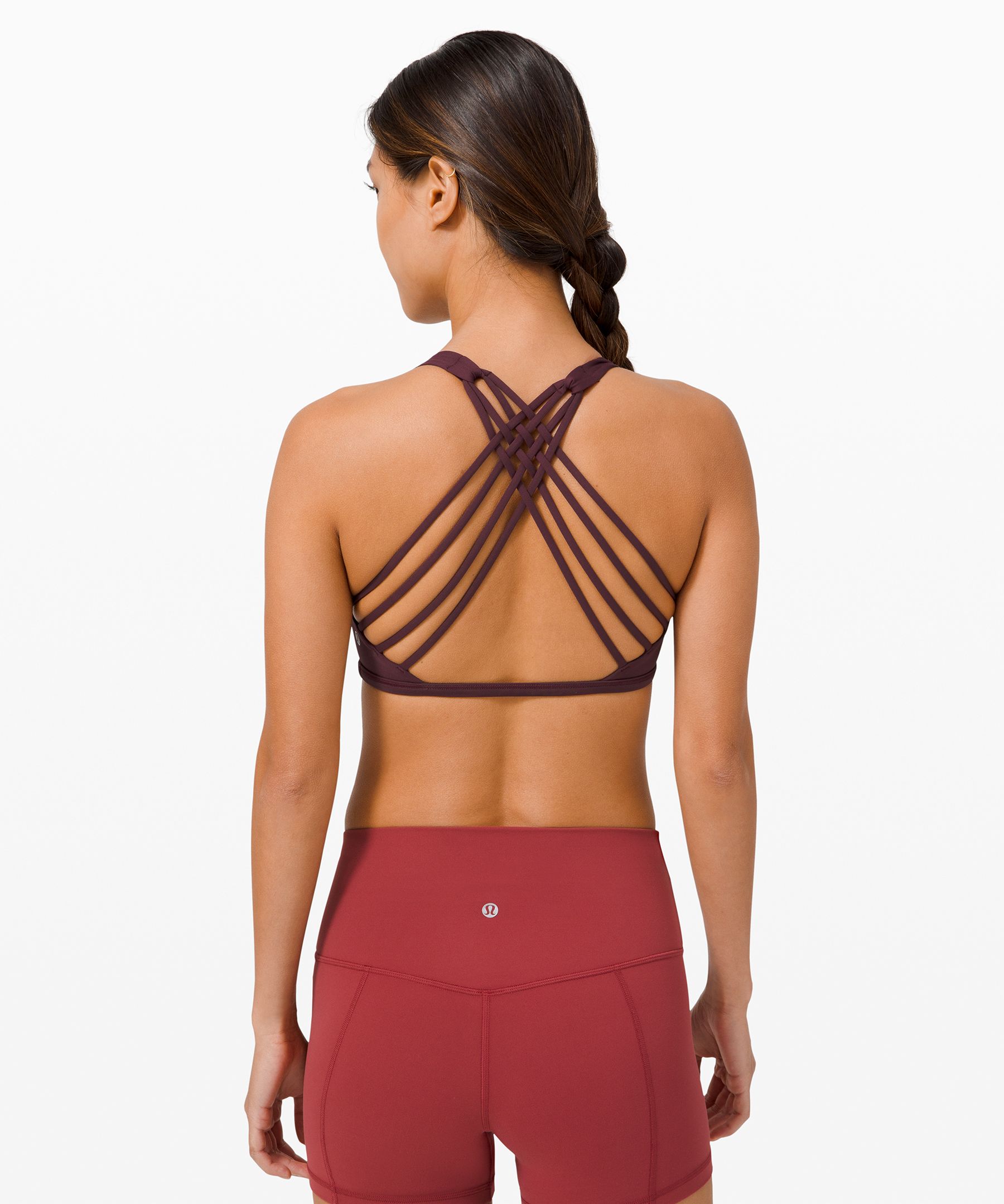 lululemon strappy back sports bra