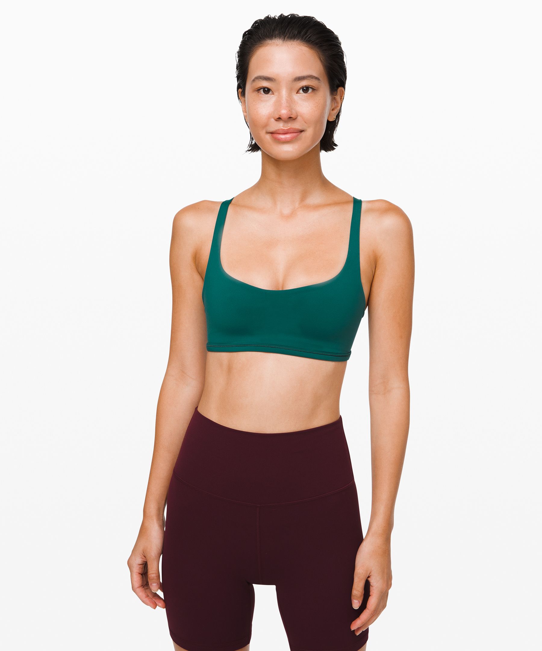 Lululemon Free To Be Bra (wild) In Royal Emerald