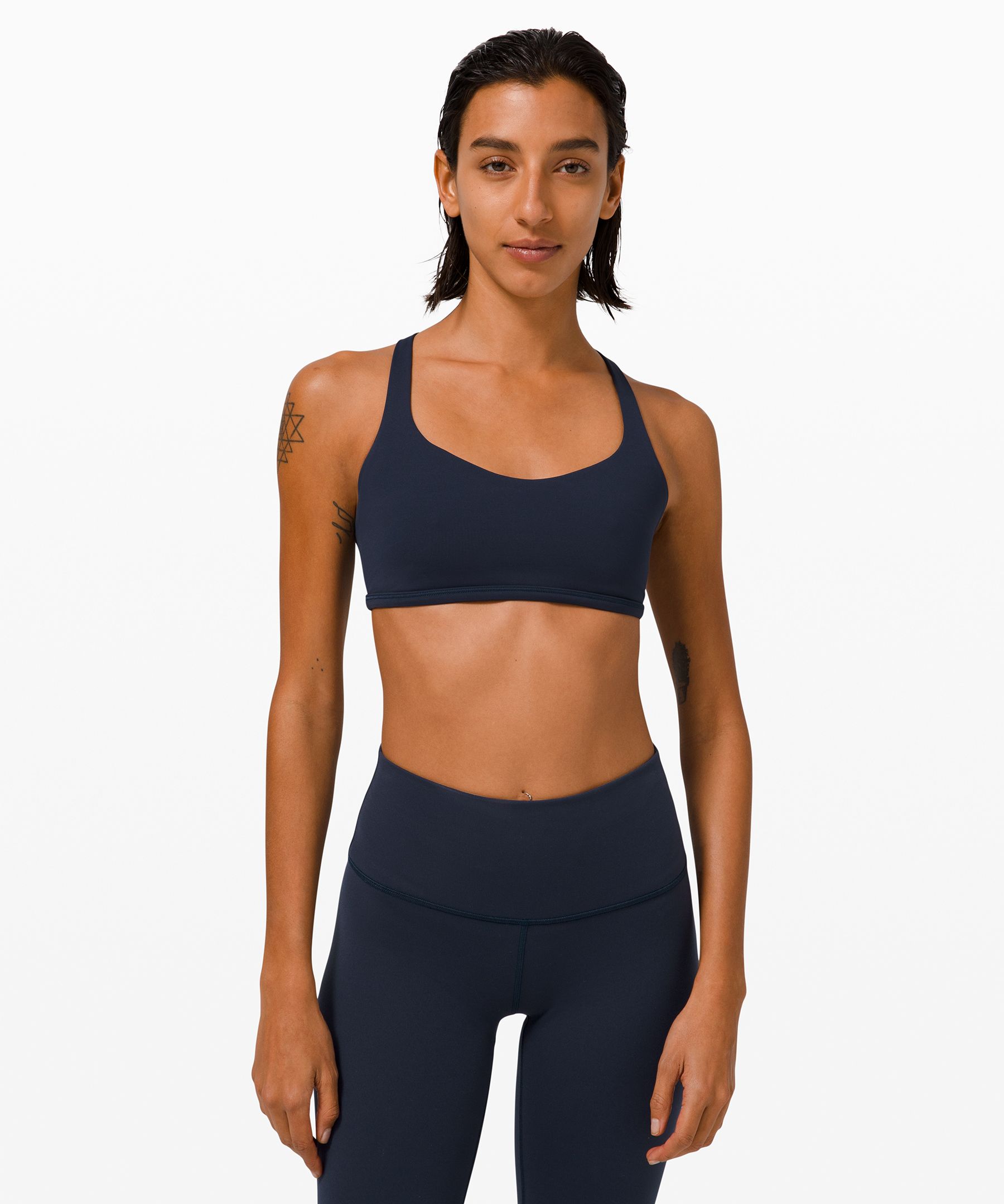 Lululemon Wild *light Support, A/b Cup In Navy