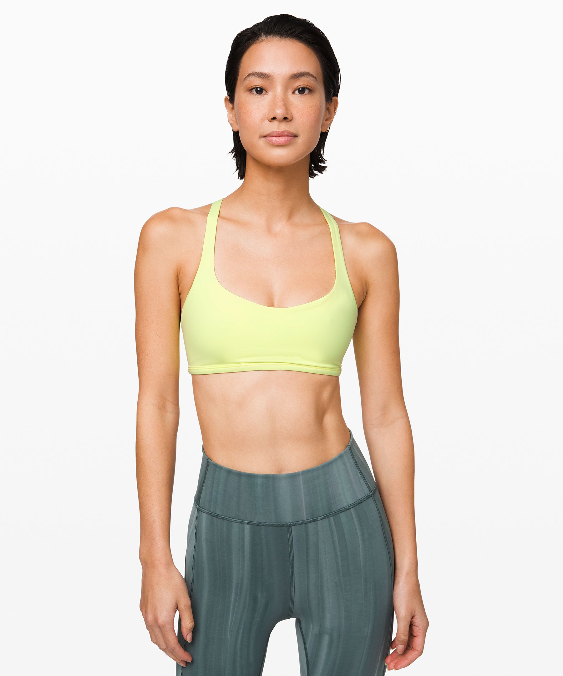 Lululemon Free To Be Bra Wild*light Support, A/b Cup In Florid