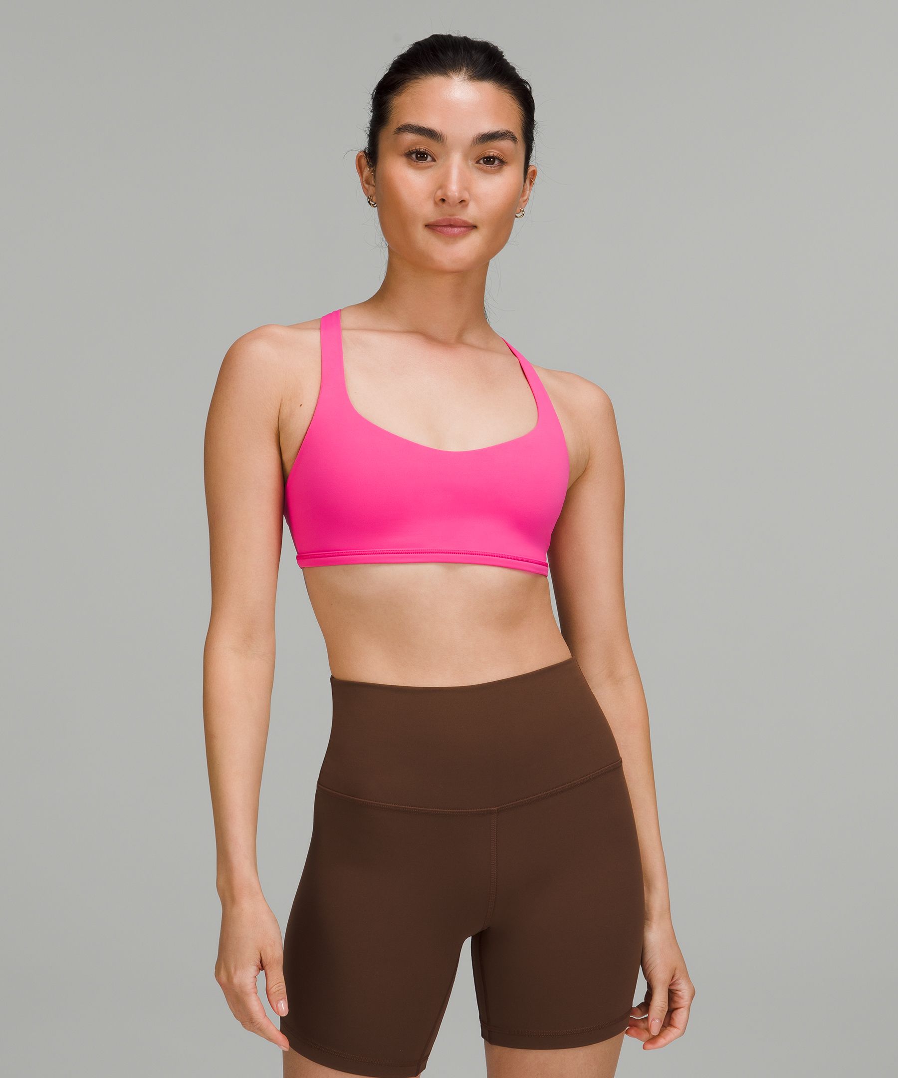 Lululemon Free To Be Bra - Wild Light Support, A/b Cup In Sonic