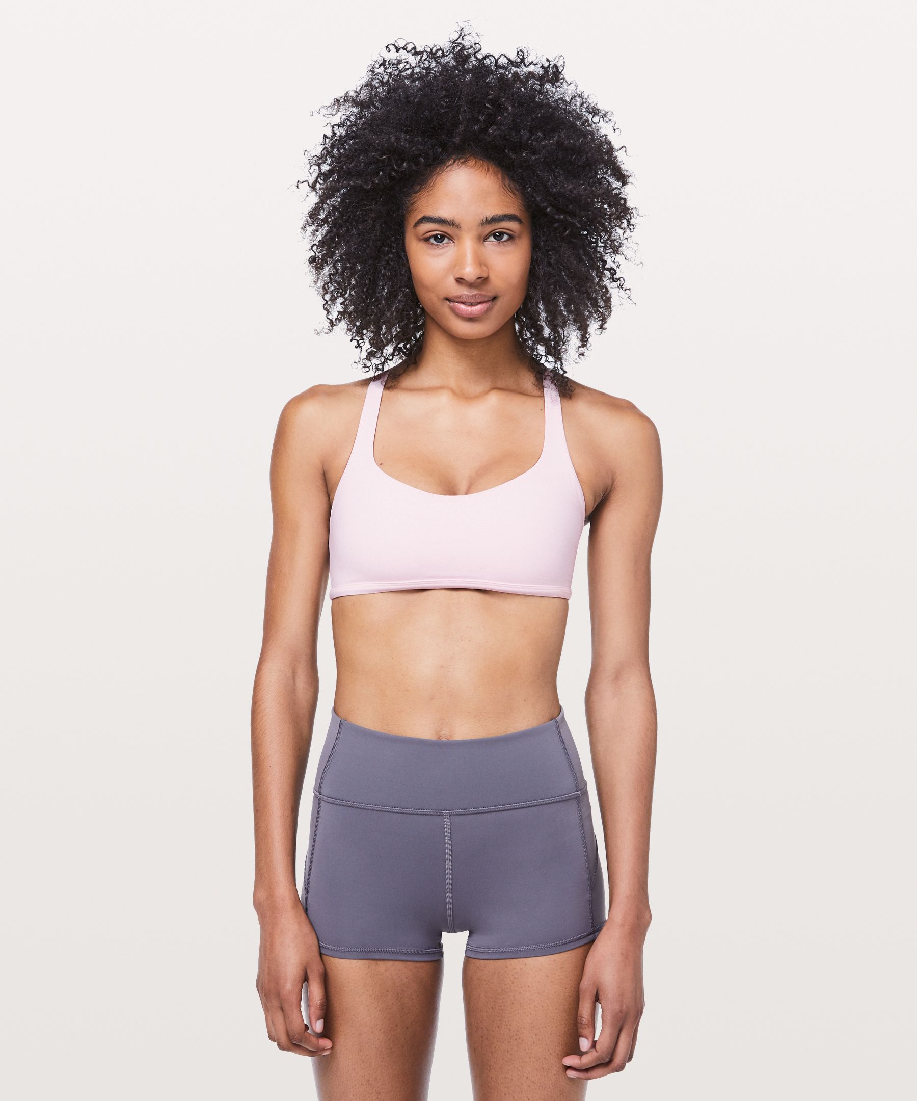 Lululemon Free To Be Bra Wild*light Support, A/b Cup In Pink