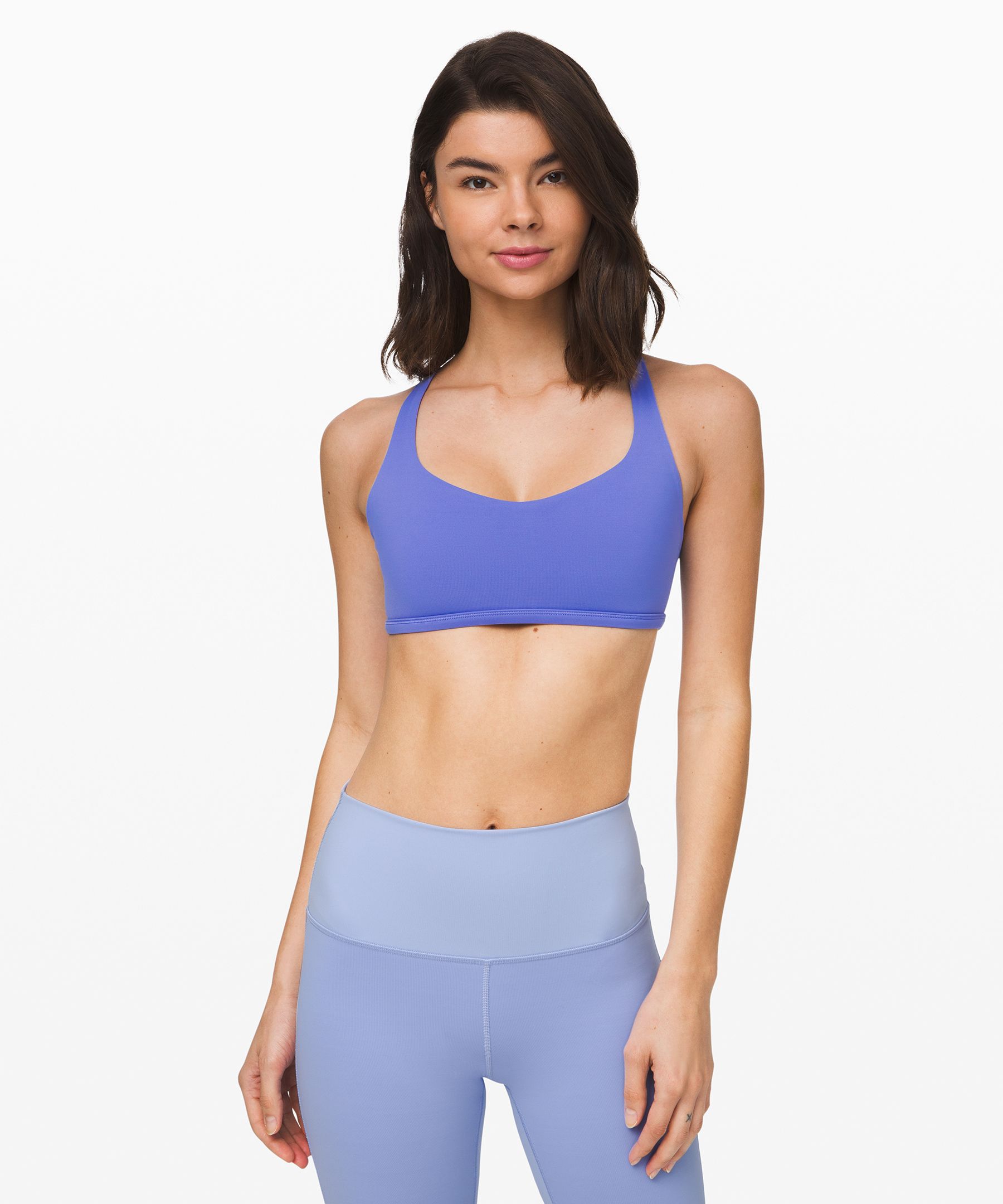 Lululemon Free To Be Bra Wild*light Support, A/b Cup In Violet Viola