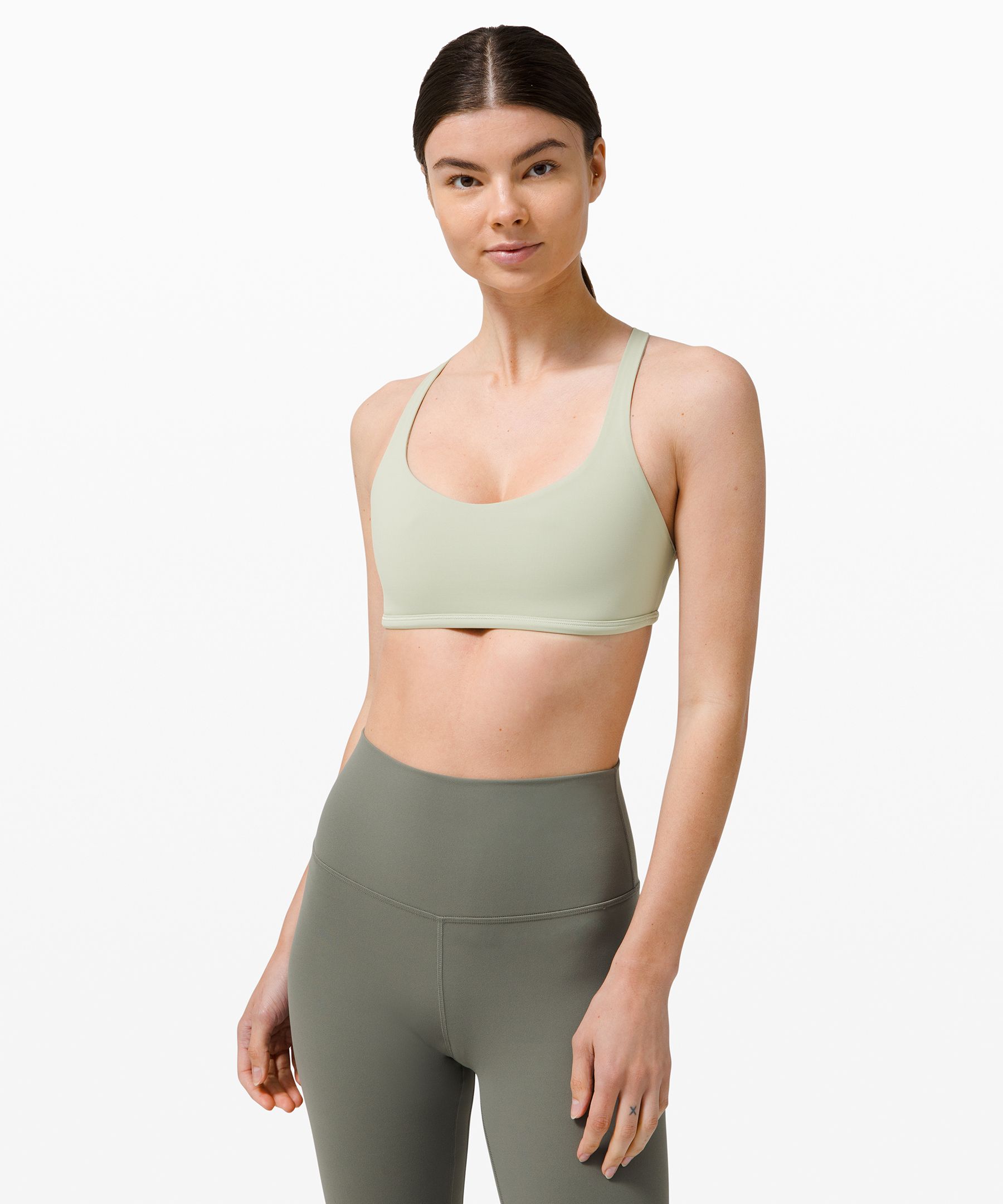 Lululemon Wild *light Support, A/b Cup In Green
