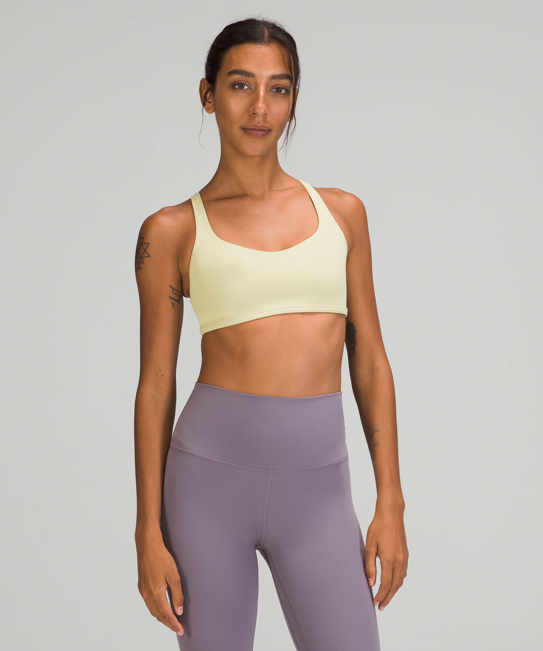 Lululemon Wild Light Support, A/b Cup In Dew Green