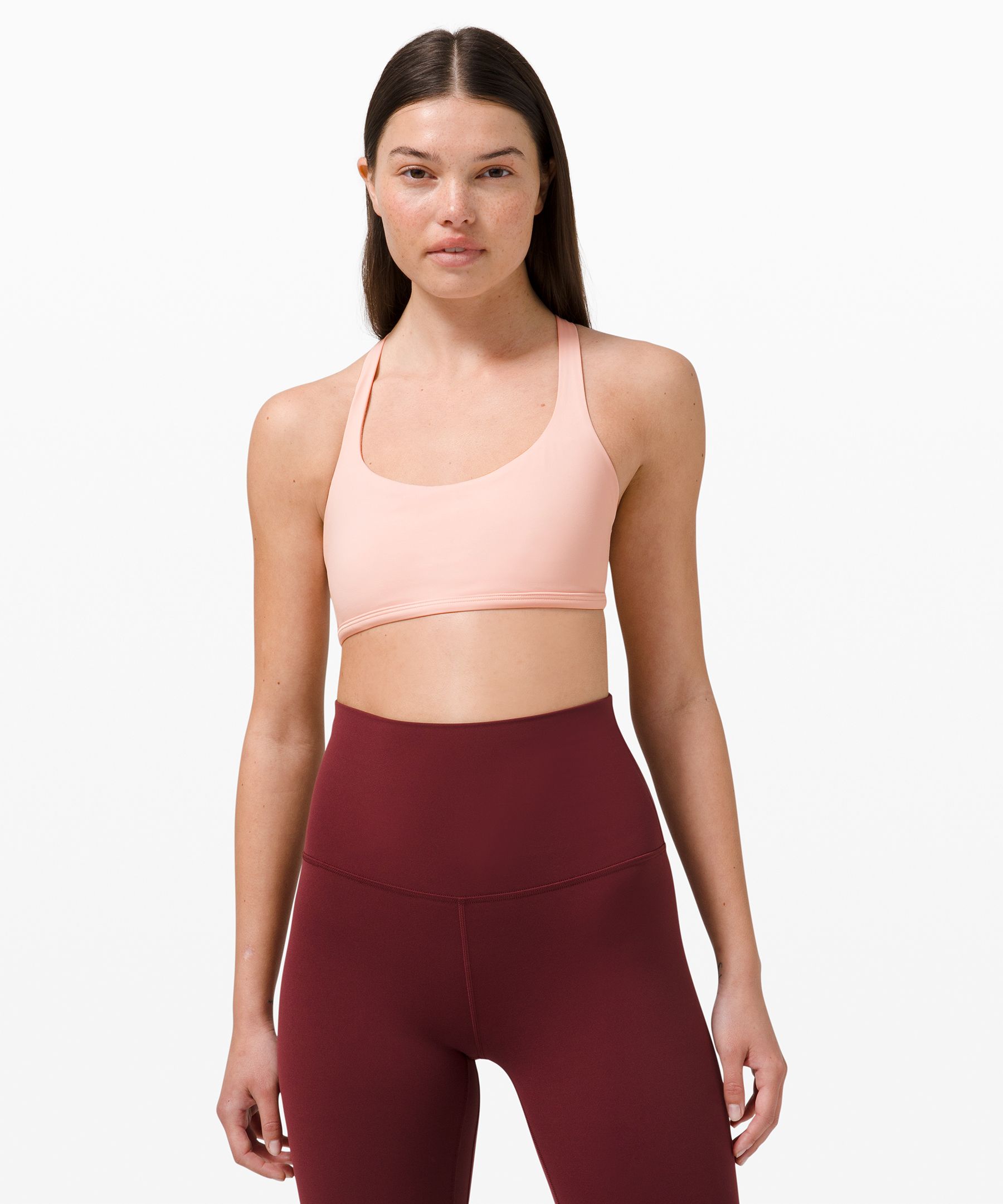 Lululemon Wild Light Support, A/b Cup In Pink Mist