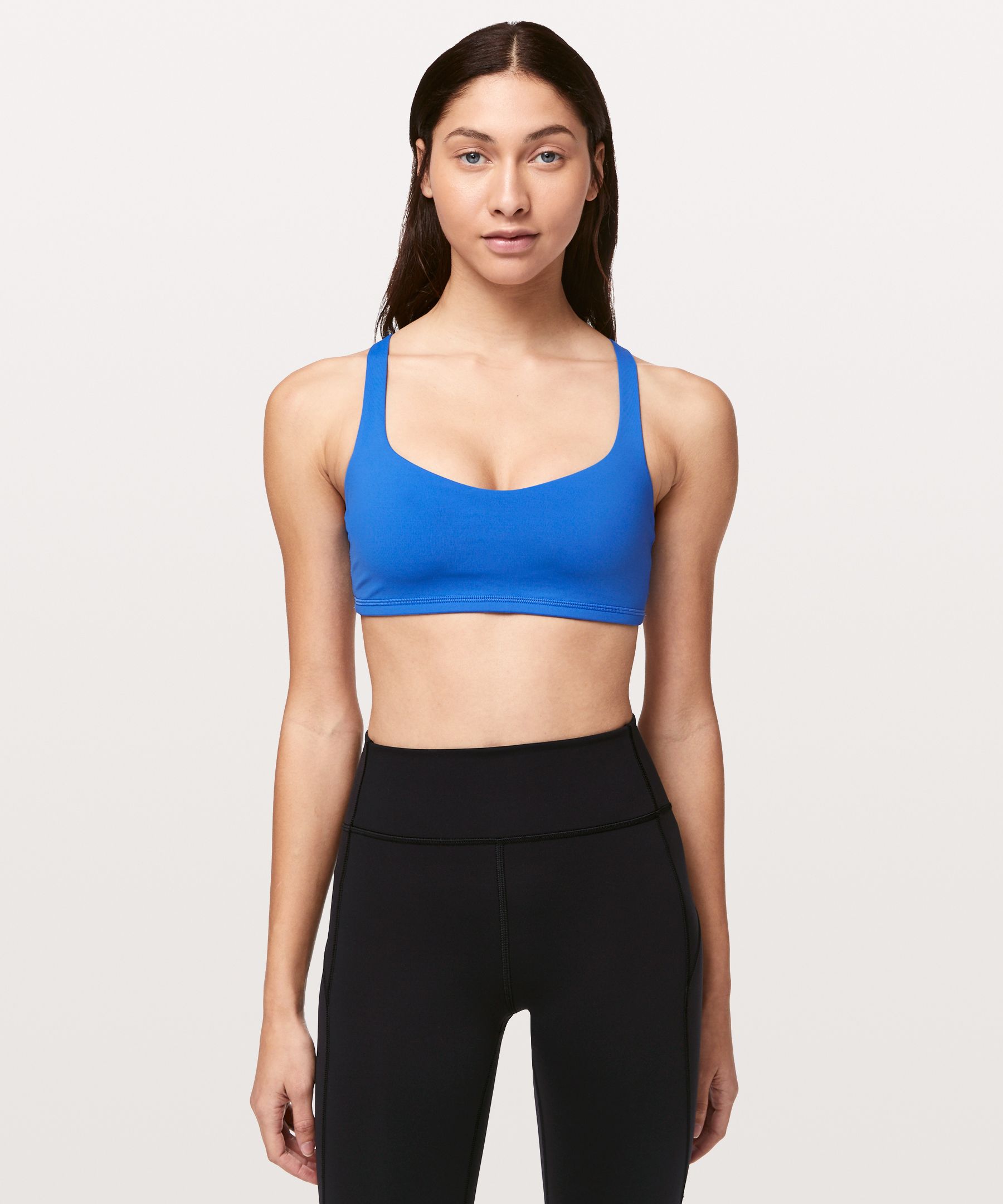 Lululemon Free To Be Bra In Neon